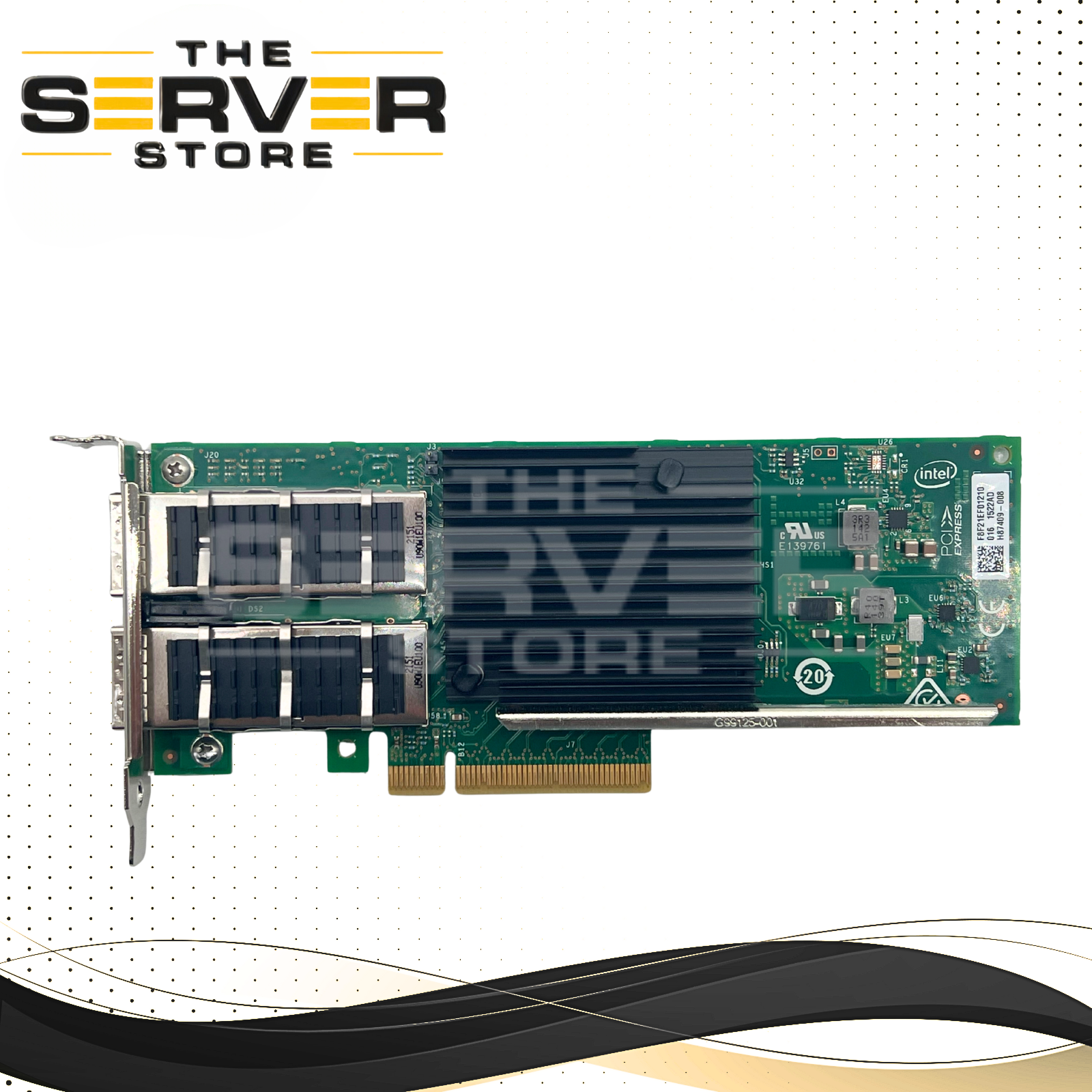 Dell Intel XL710-QDA2 Dual Port 40Gbe QSPF+ Converged Network Adapter (CNA) 08DKFV 8DKFV