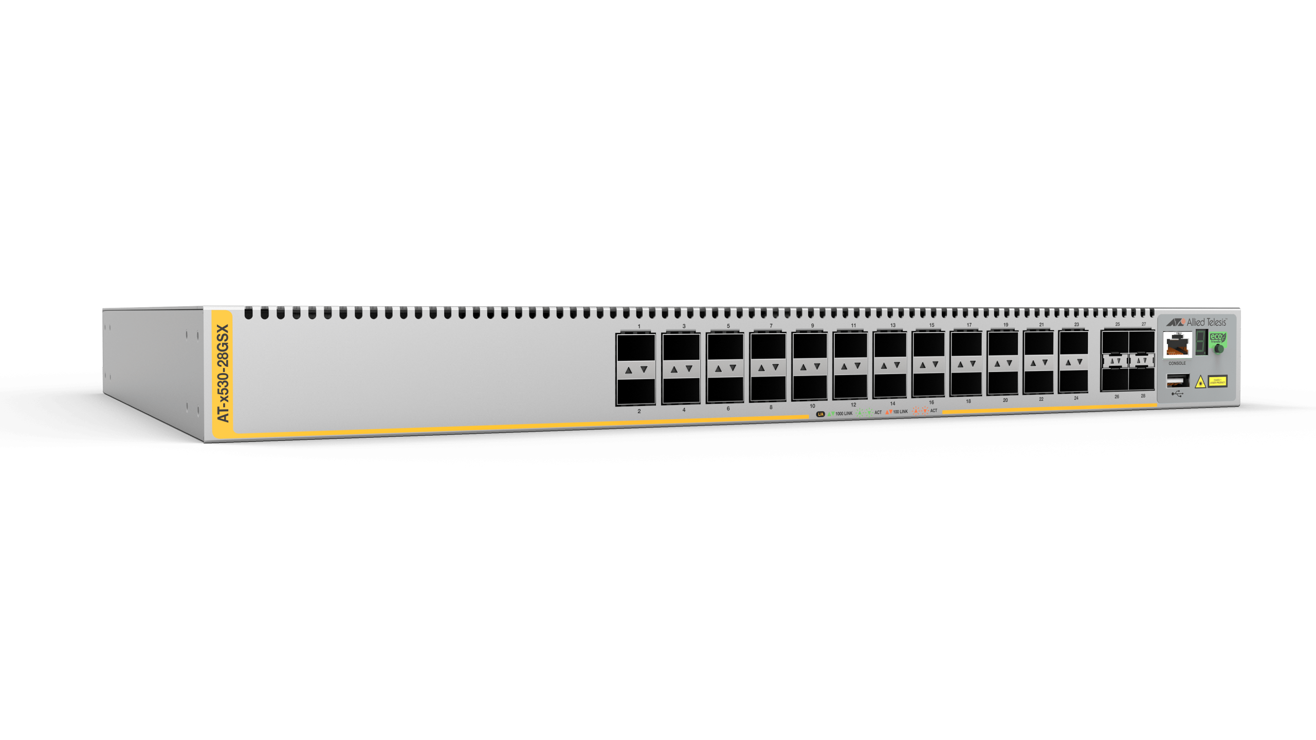 Hanwha HV-x530-28GSX-90 Medium 1gb fiber aggregator stackable Multi-Gigabit L3 Dual PSU Switch