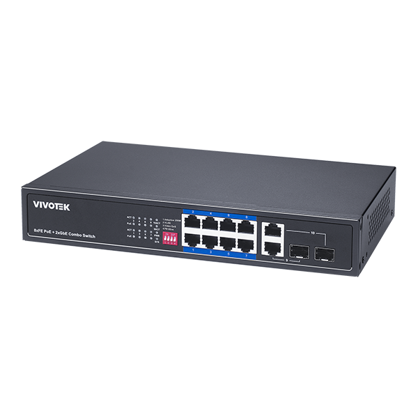 Vivotek AW-FGT-100P-110  10 Ports Unmanaged PoE Switch