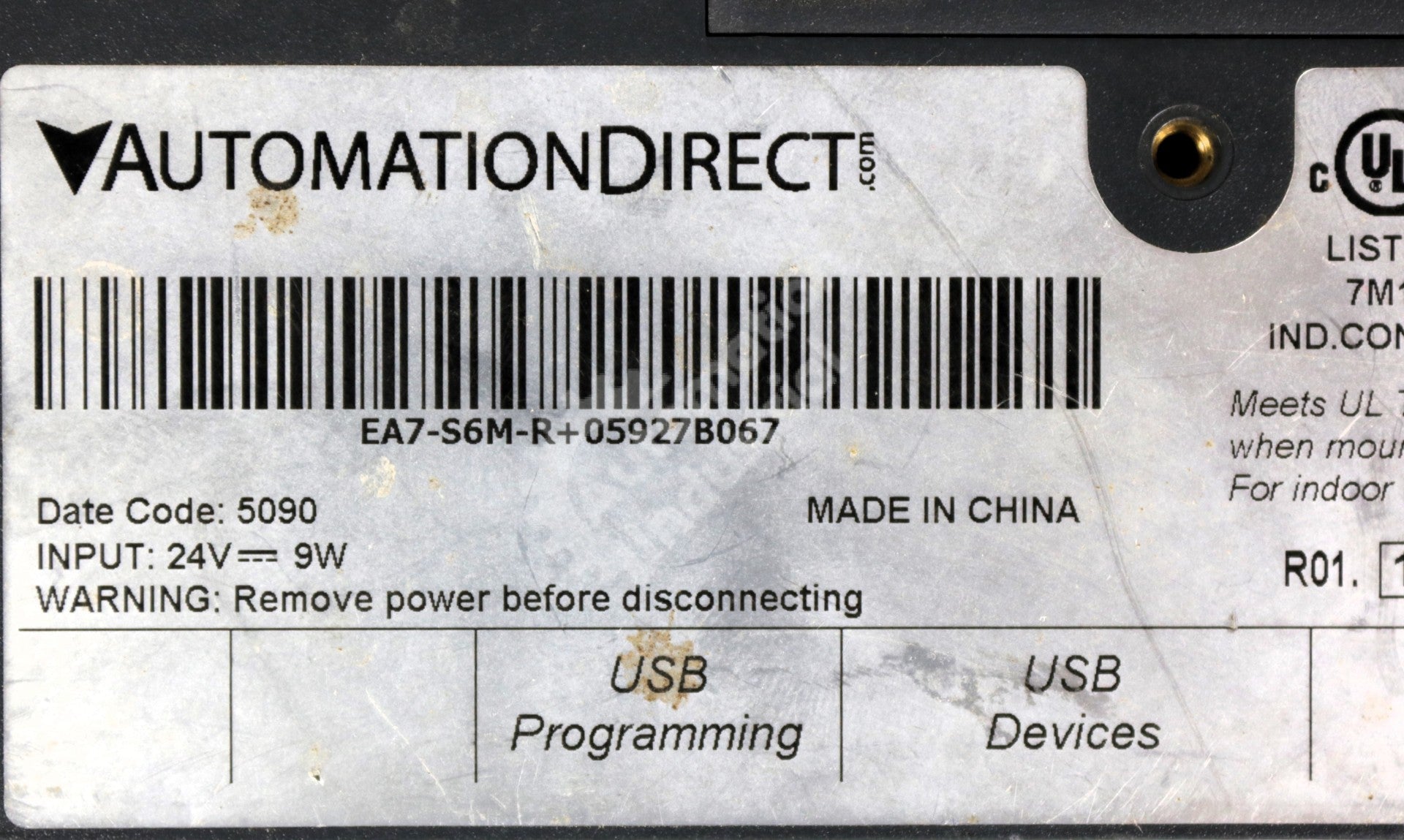 EA7-S6M-R by Automation Direct C-more 6 IN Touch Screen HMI EA7 Series