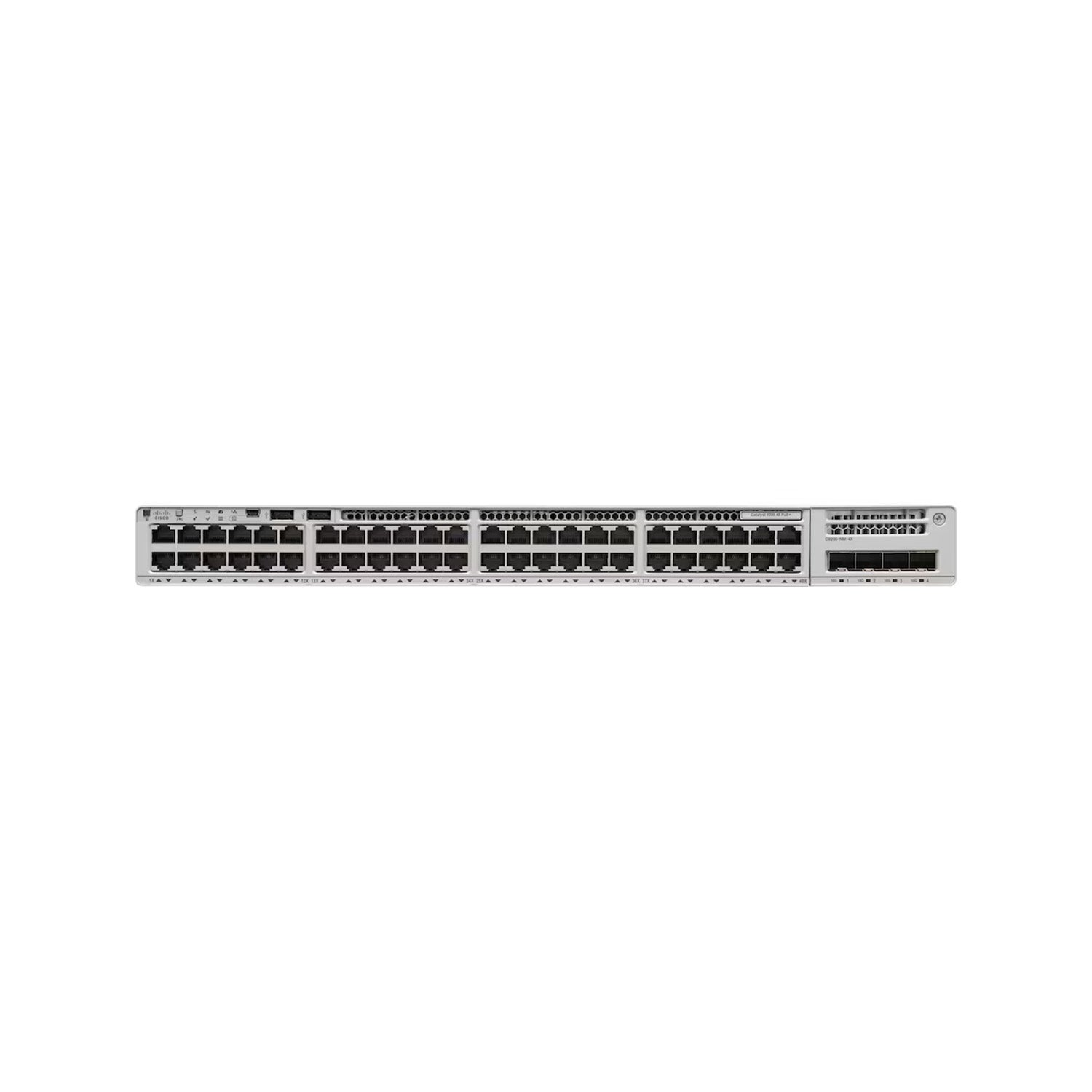 Cisco Catalyst C9200L-48PXG-2Y | 48-Port PoE+ mGig Switch | 2 x 25G SFP28 Uplinks | Essentials & Advantage