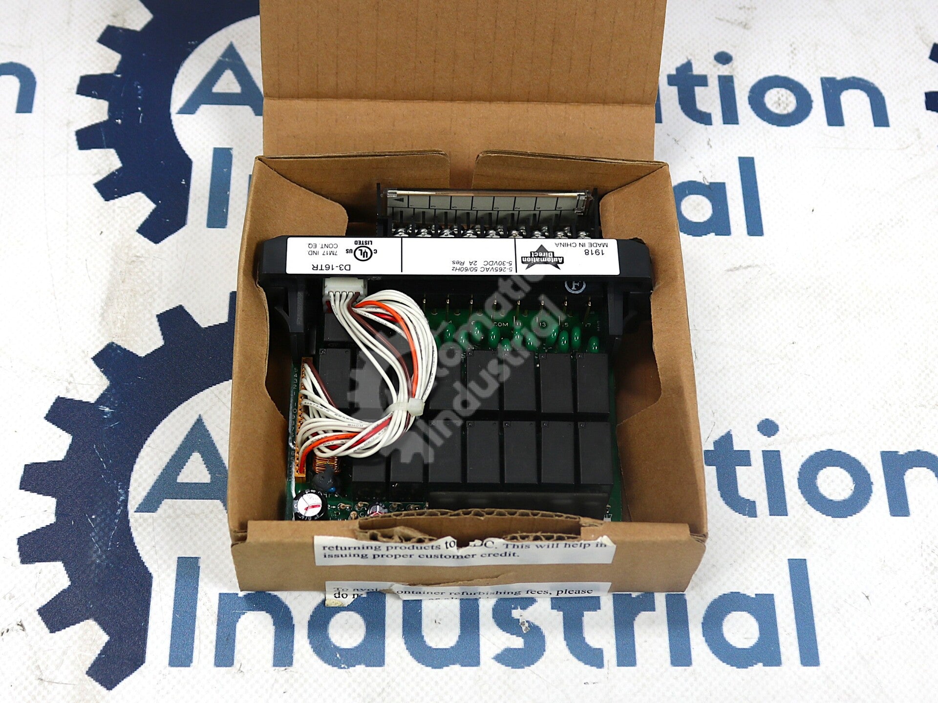 D3-16TR By Automation Direct 16-Point 6 5-265VAC Relay Output Module NSFP