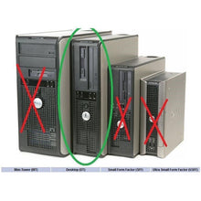Carregar imagem no visualizador da galeria, DELL OptiPlex 580 760 780 960 DT Desktop Computer Form Factor 255W power supply Fonte-FoxTI
