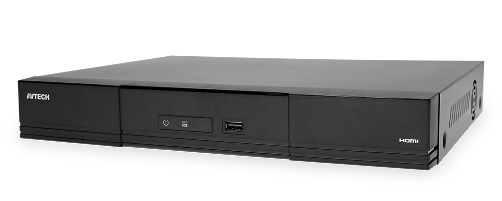 AvtechAVH2117AX-4TB 16 Channel with 16 POE Ports Push Video  NVR, 4TB