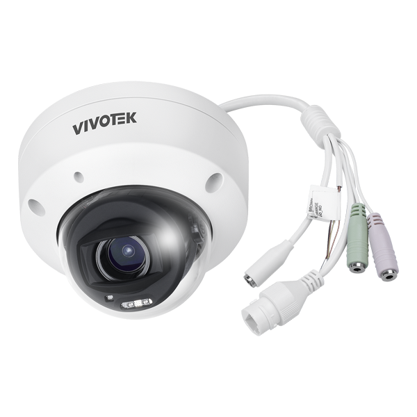 Vivotek FD9380-HTV-V2 C-Series 5MP Smart Outdoor Network IR Dome 2.7-13.5mm Mic