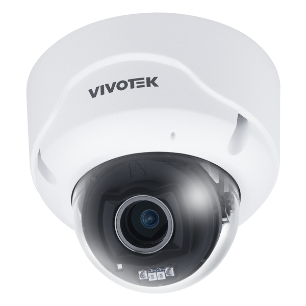 Vivotek FD9389-EHTV-V3 V-Series 5MP AI IR IP Dome Cam 2.8-12mm P-Iris IP66 IK10