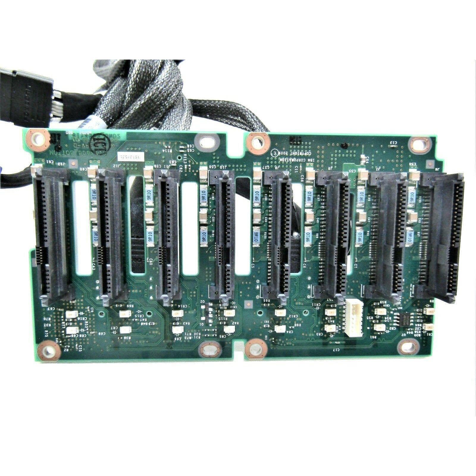 IBM 46W9187 46C9089 xSERIES x3400 x3650 x3750 M4 8-SLOT SAS 2.5" SFF BACKPLANE-FoxTI