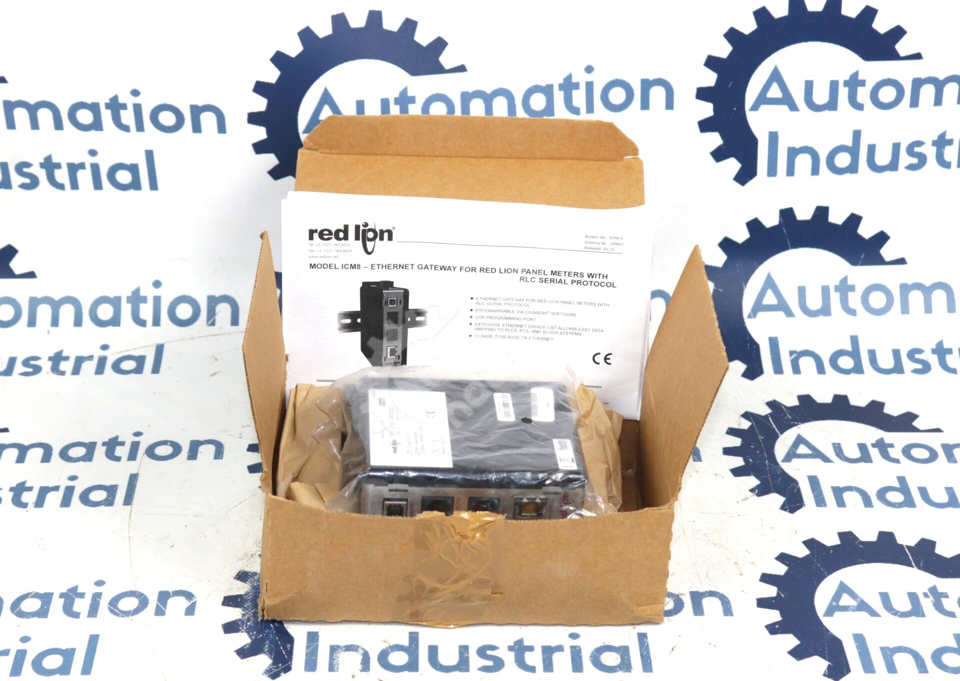 ICM80000 By Red Lion Model ICM8 24VDC Ethernet Gateway Switch NSFP