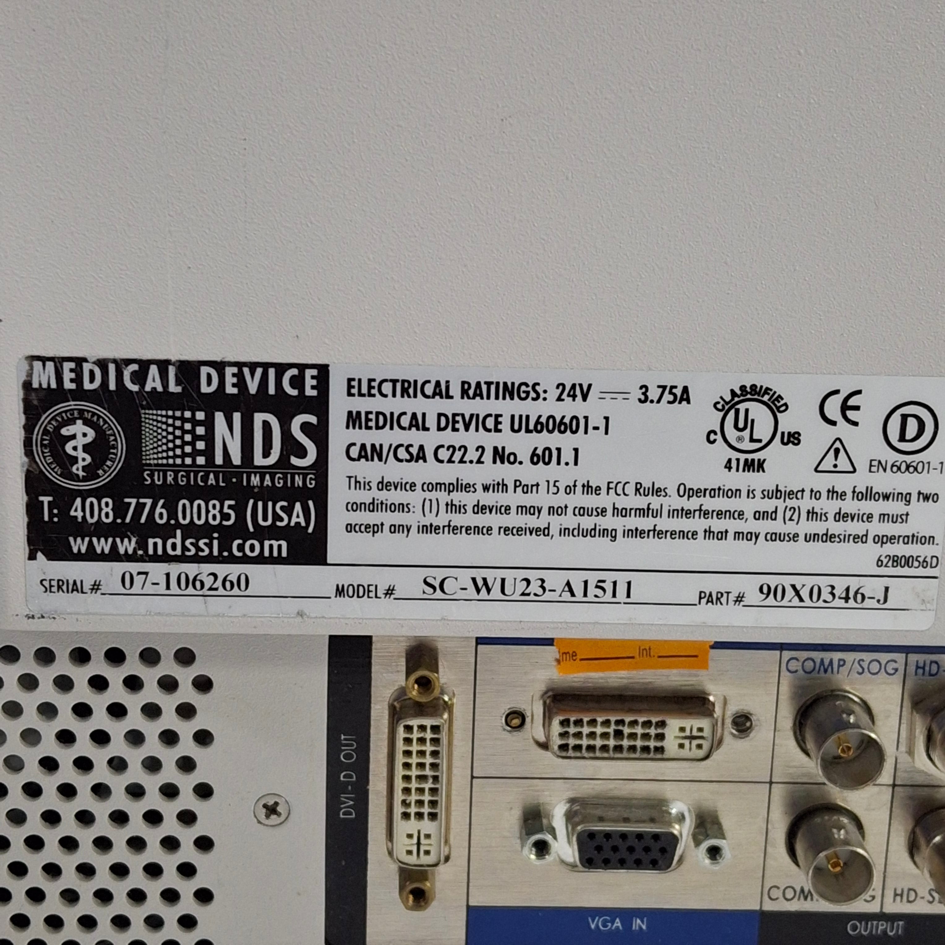 NDS Surgical Imaging Radiance 23" Monitor