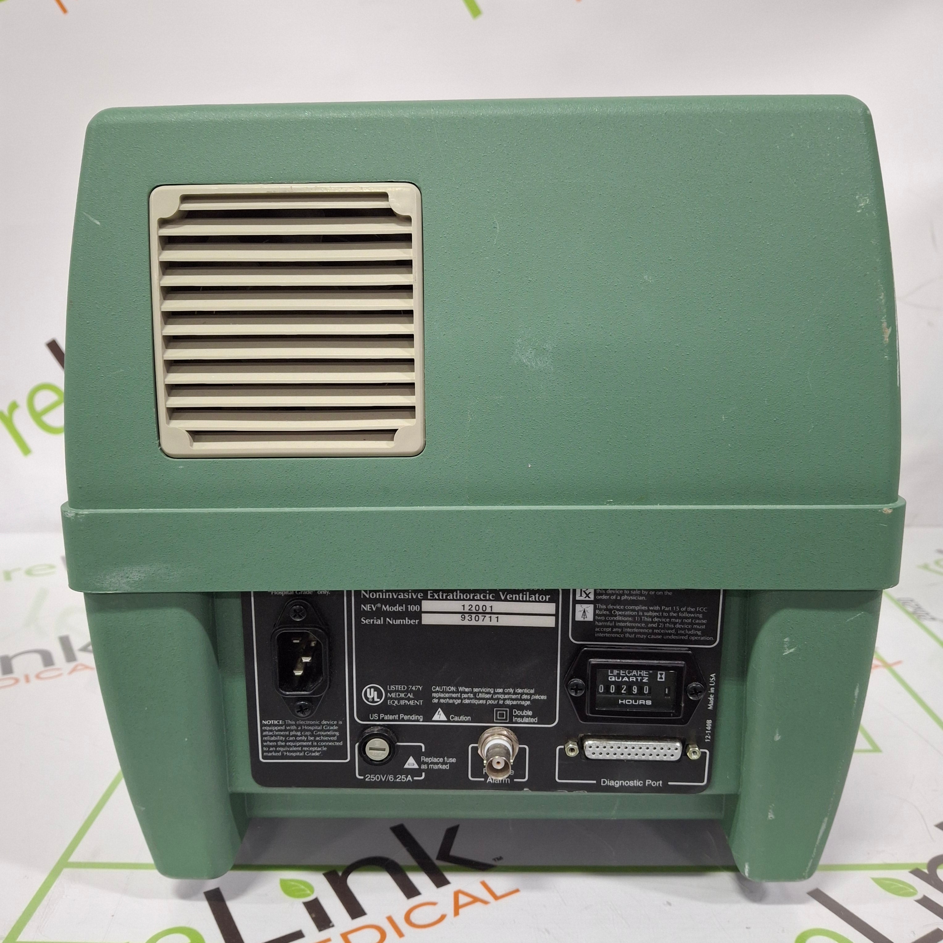 LifeCare NEV-100 Portable Lifecare Ventilator