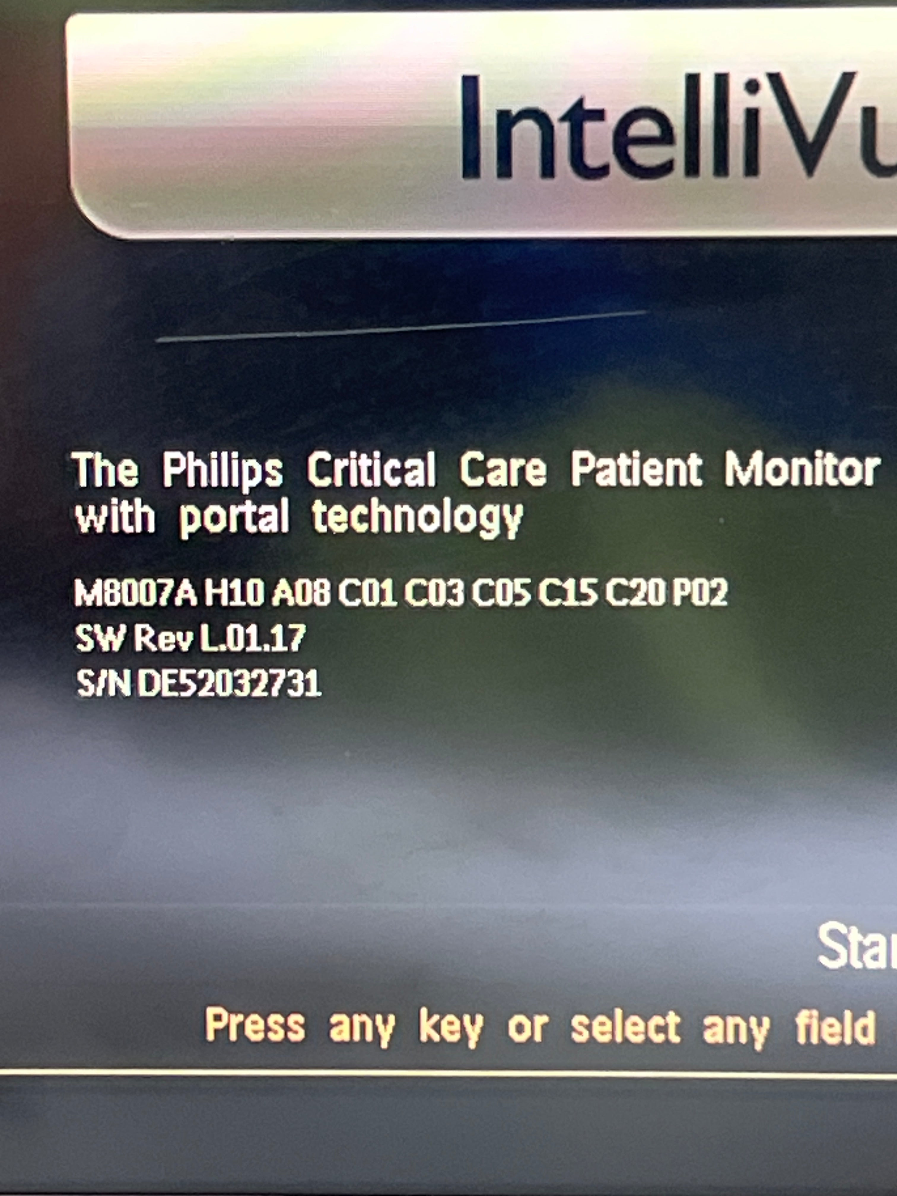 Philips IntelliVue MP70 Patient Monitor