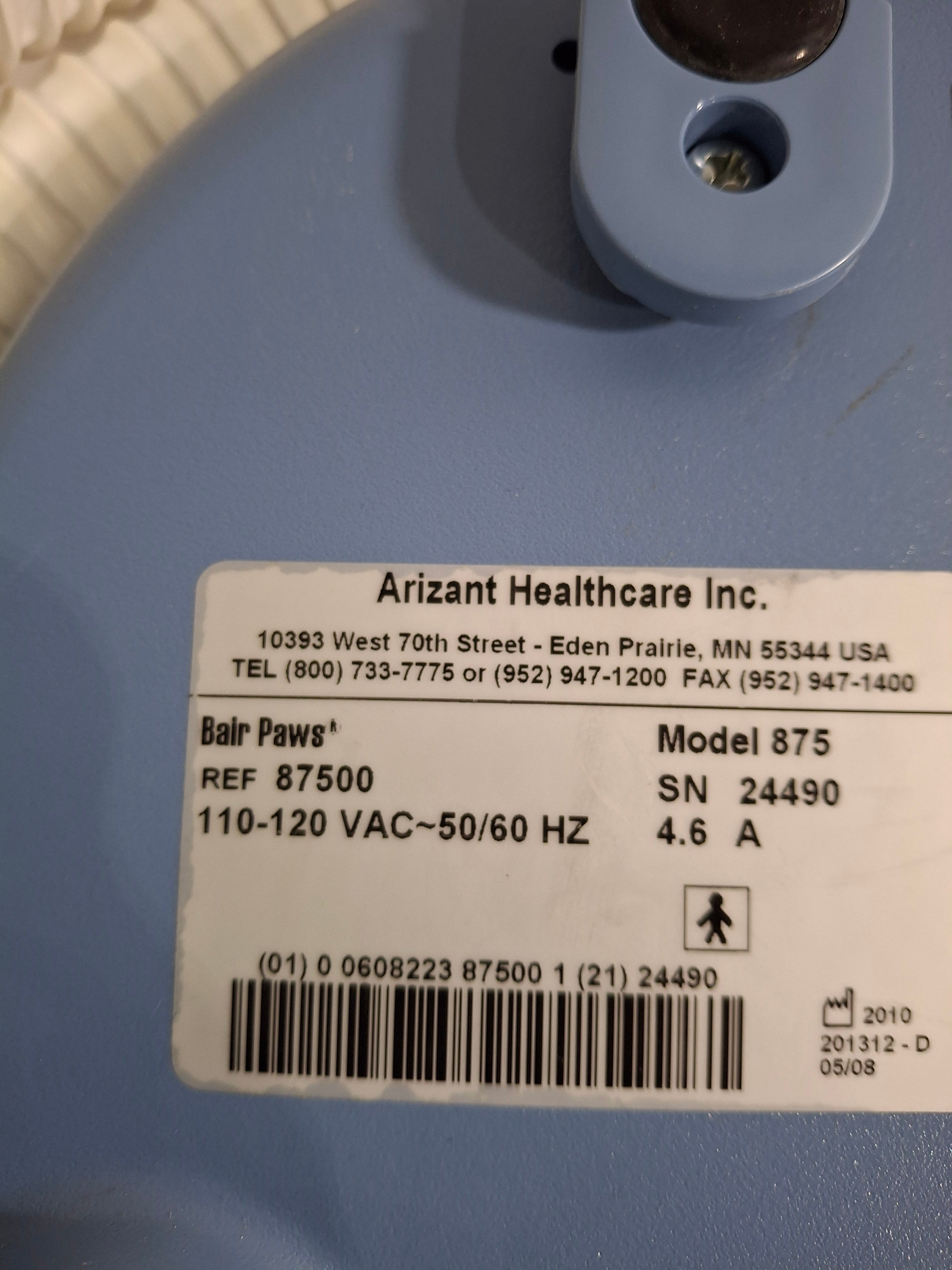 3M Bair Paws 875 Patient Warmer