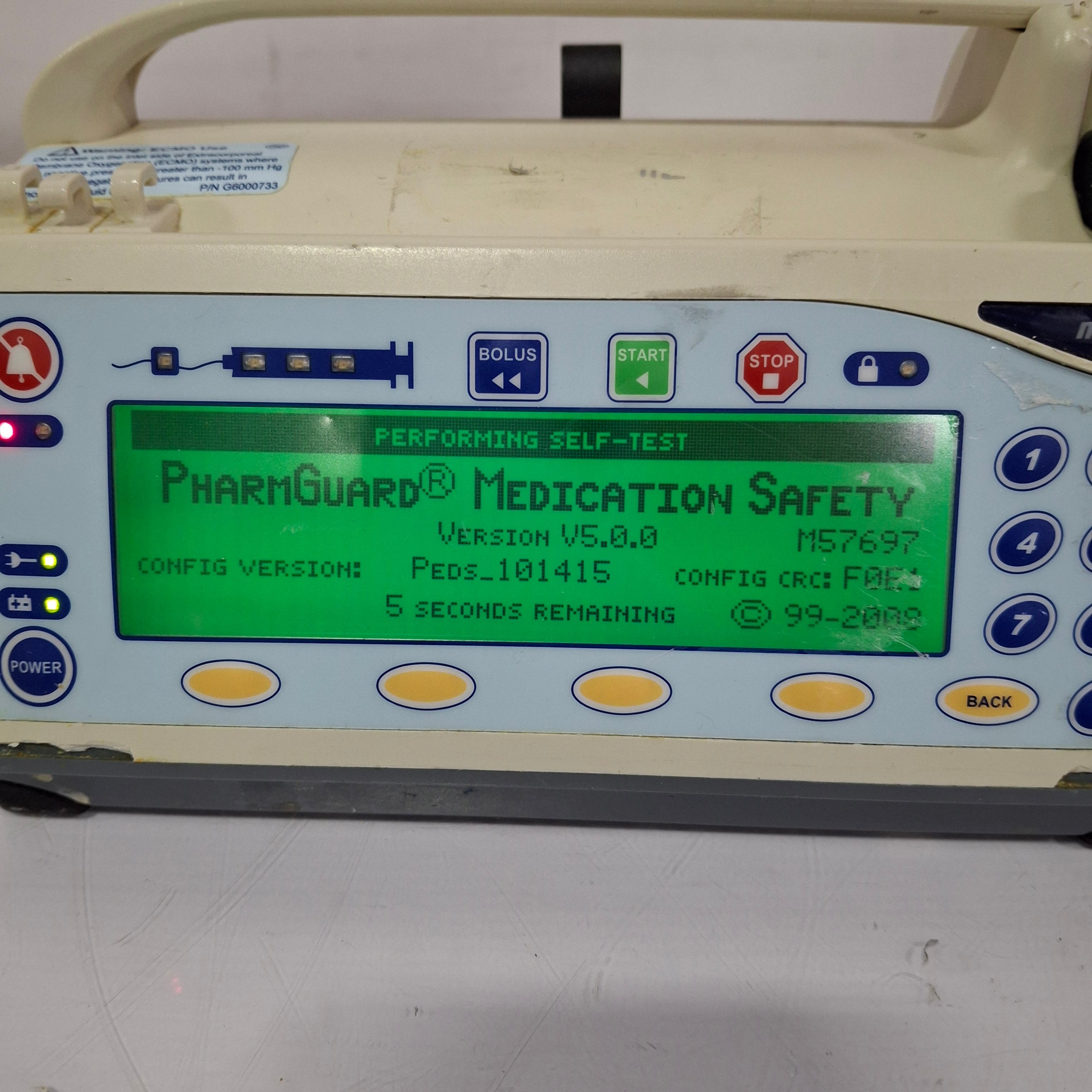 Smiths Medical Medfusion 3500 Version 5 Syringe Infusion Pump
