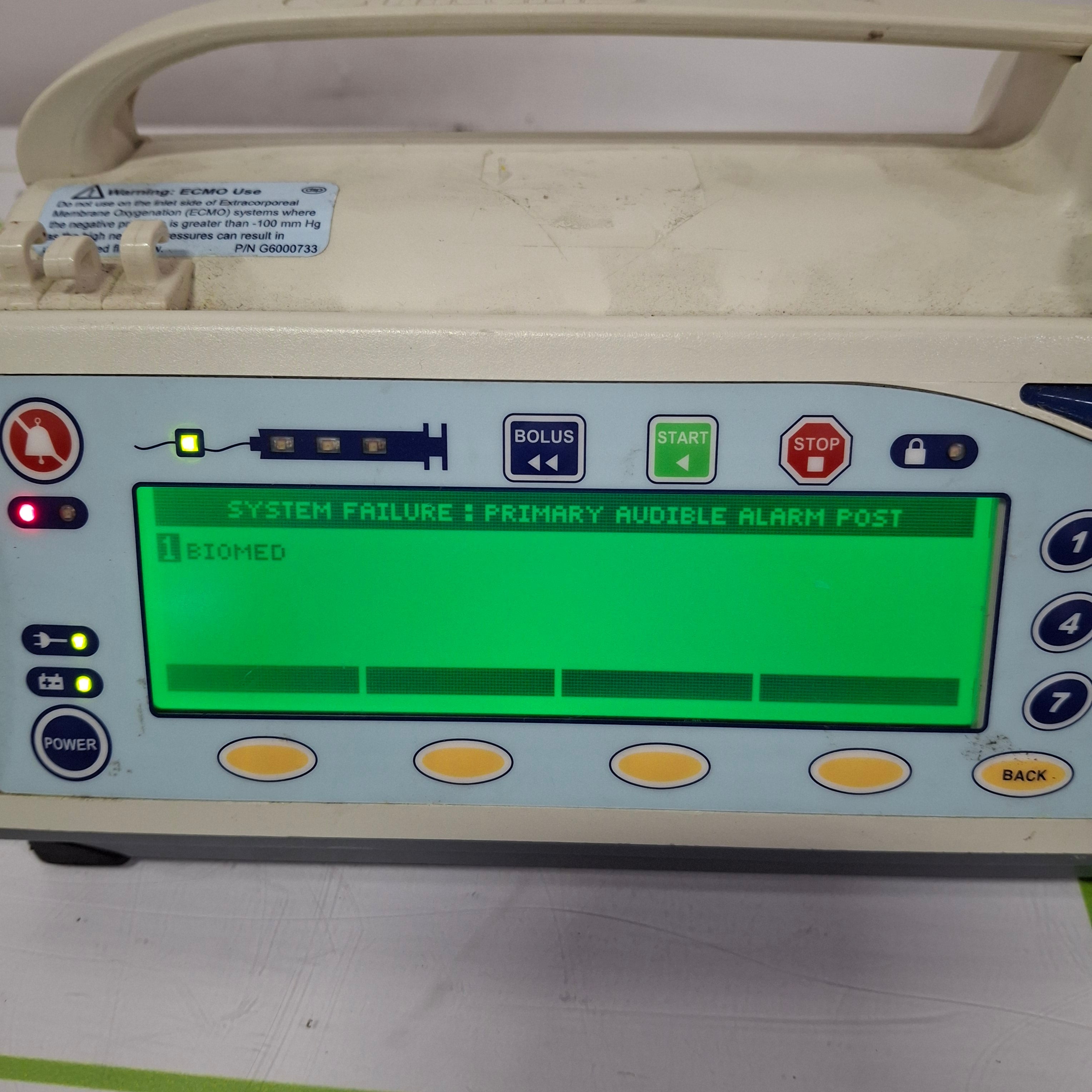 Smiths Medical Medfusion 3500 Version 5 Syringe Infusion Pump