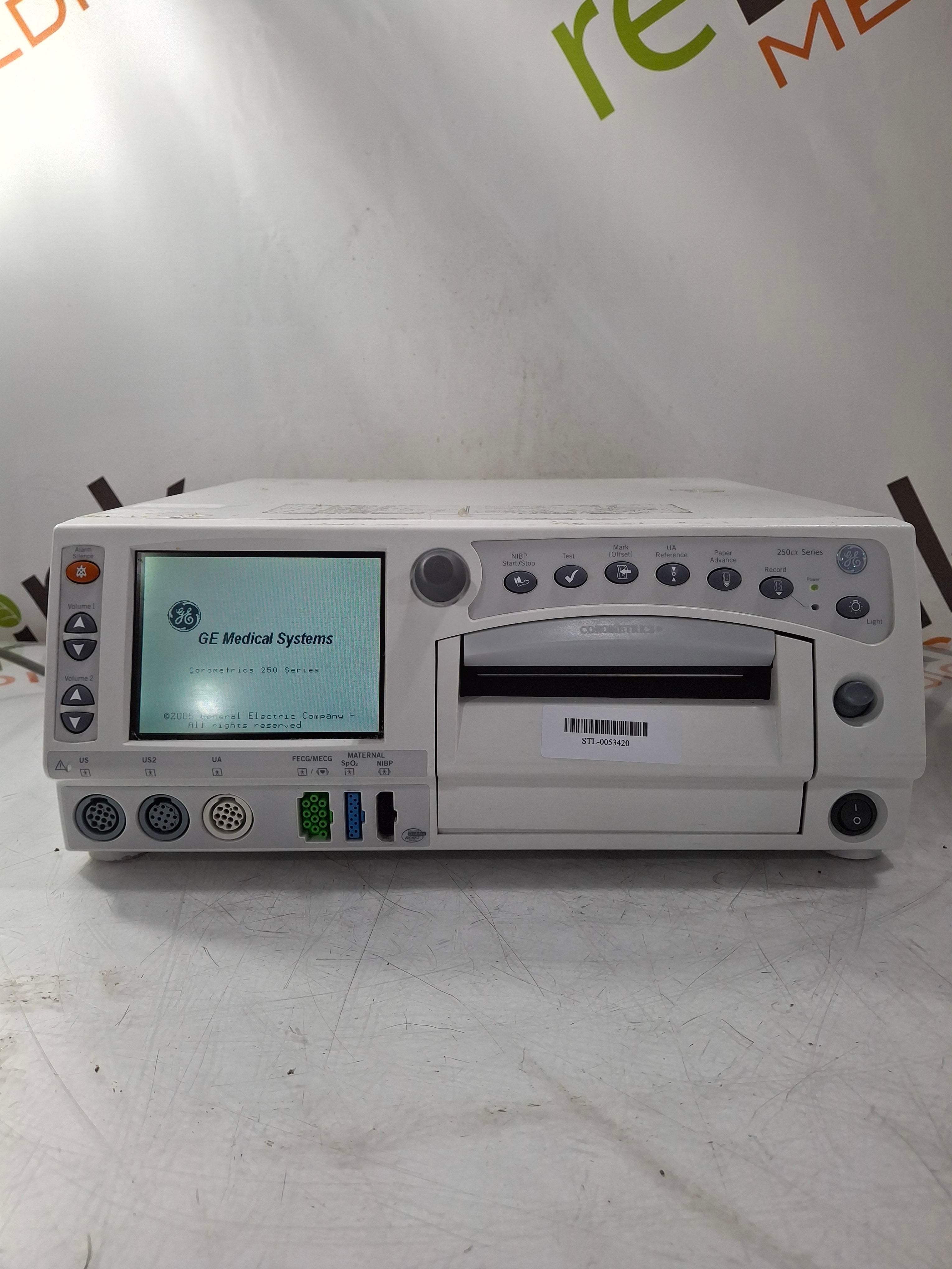 GE Healthcare Corometrics 250cx Series Model 259cx-a Fetal Monitor