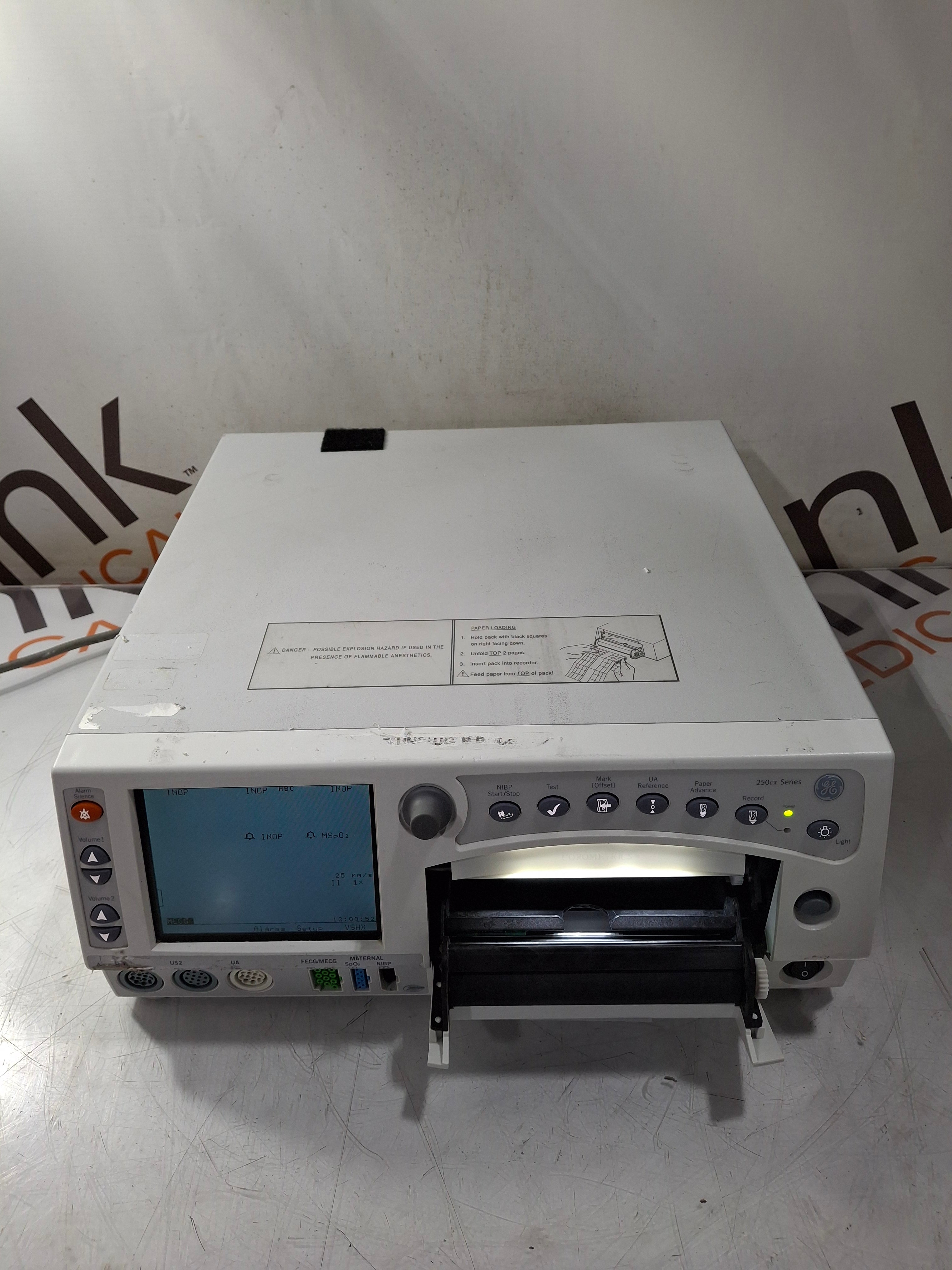 GE Healthcare Corometrics 250cx Series Model 259cx-a Fetal Monitor