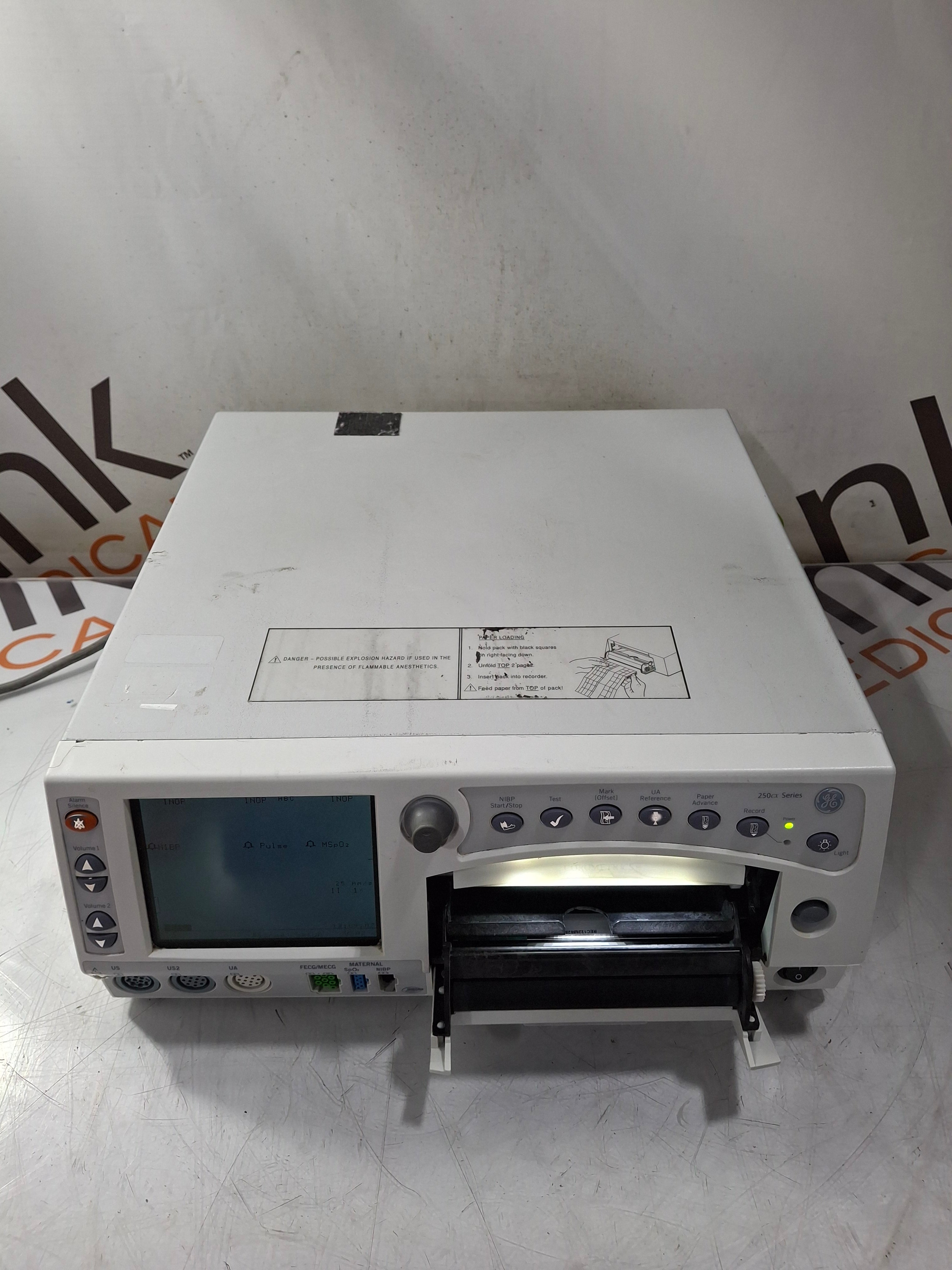 GE Healthcare Corometrics 250cx Series Model 259cx-a Fetal Monitor