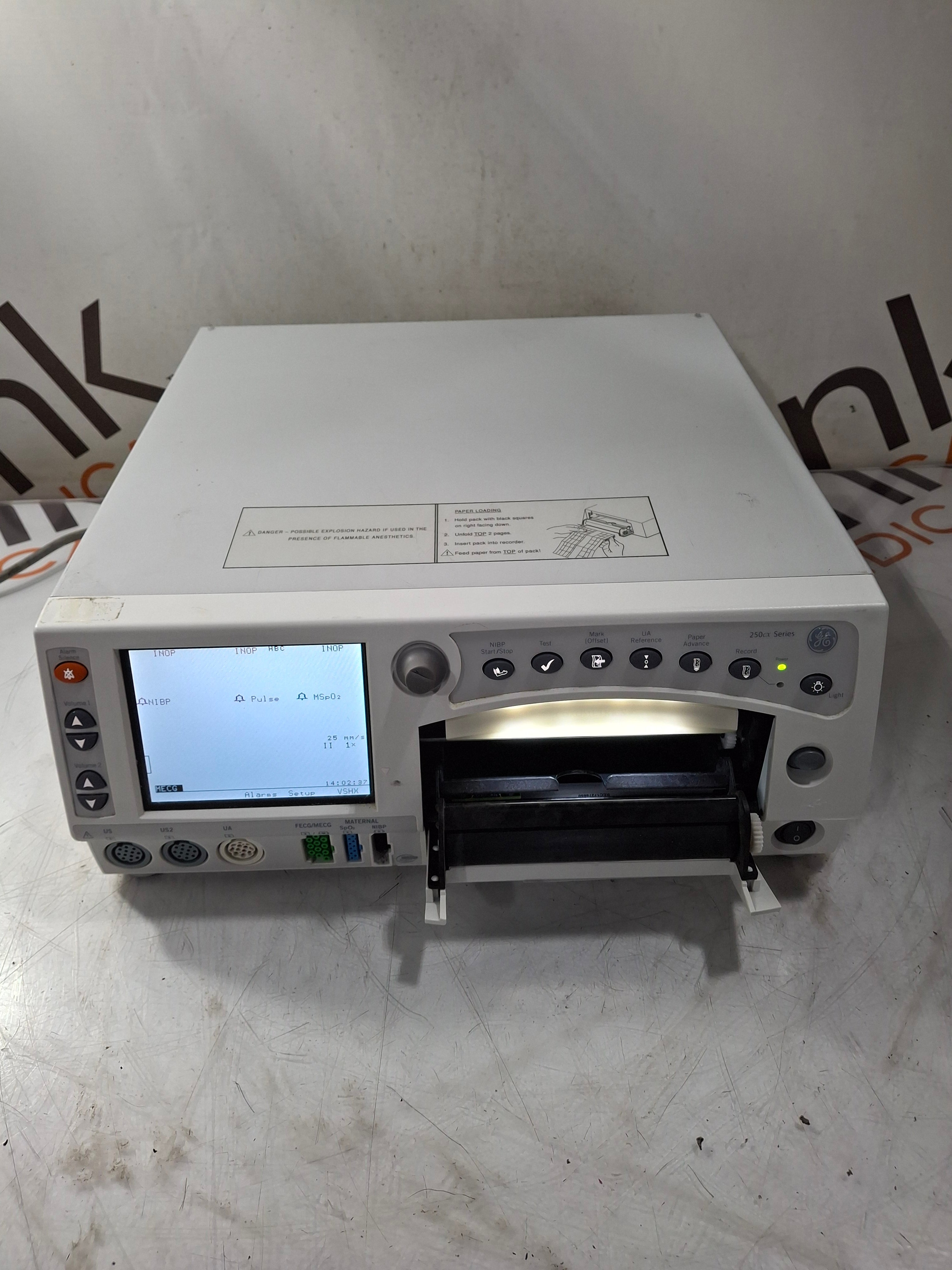 GE Healthcare Corometrics 250cx Series Model 259cx Fetal Monitor