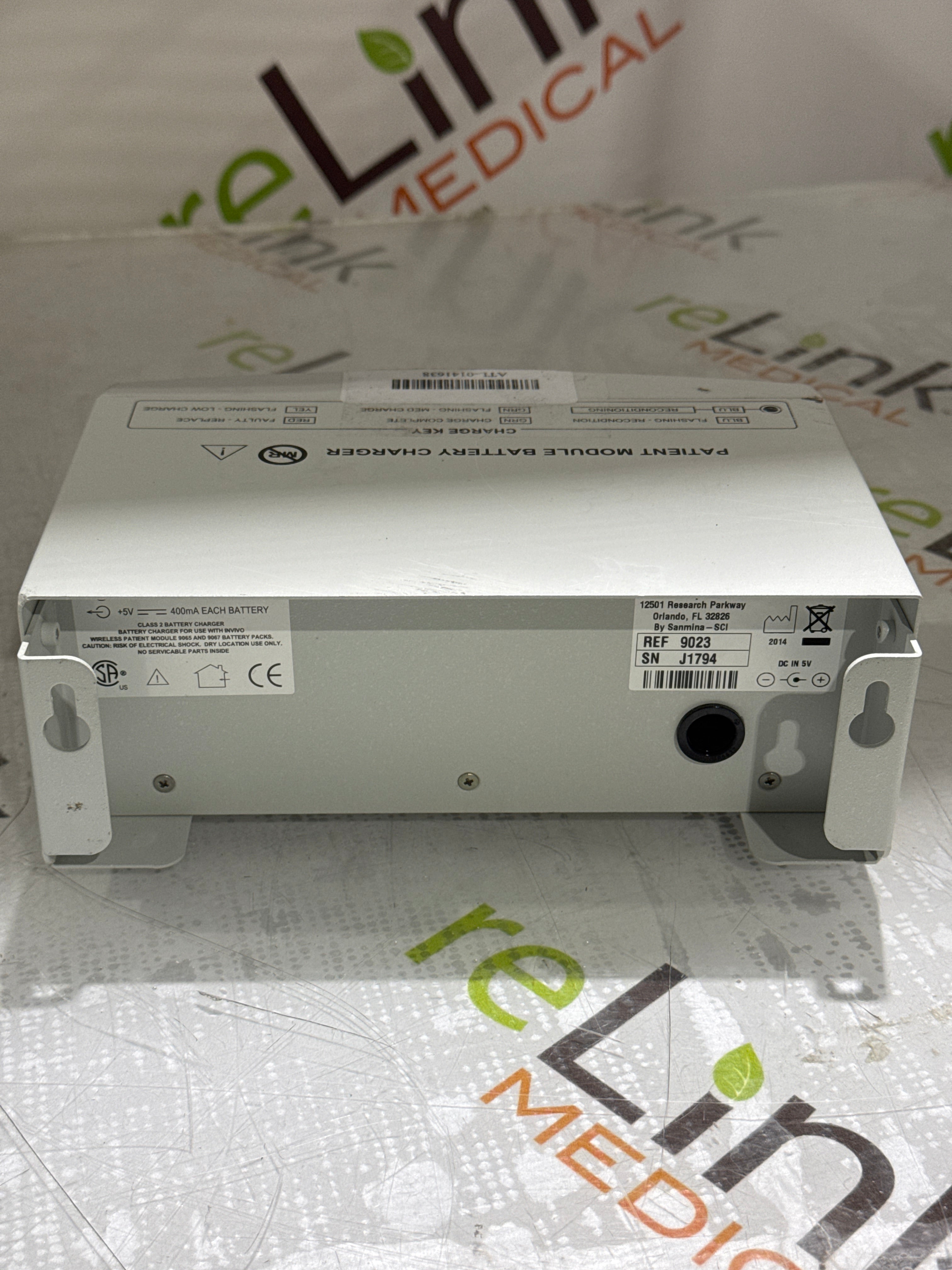 Invivo Research Inc 9023 Patient Module Battery Charger