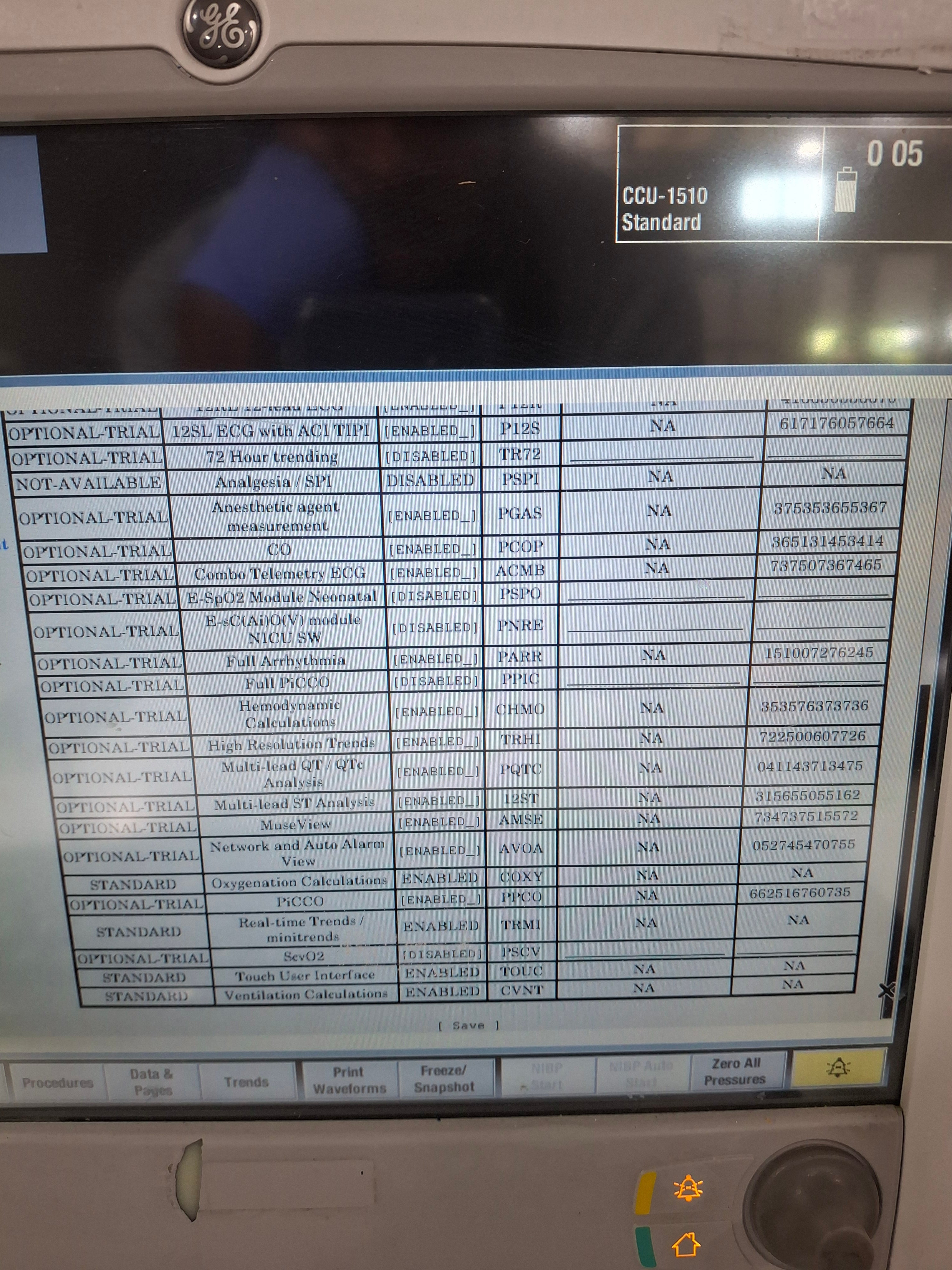 GE Healthcare Carescape B650 Critical Care Patient Monitor