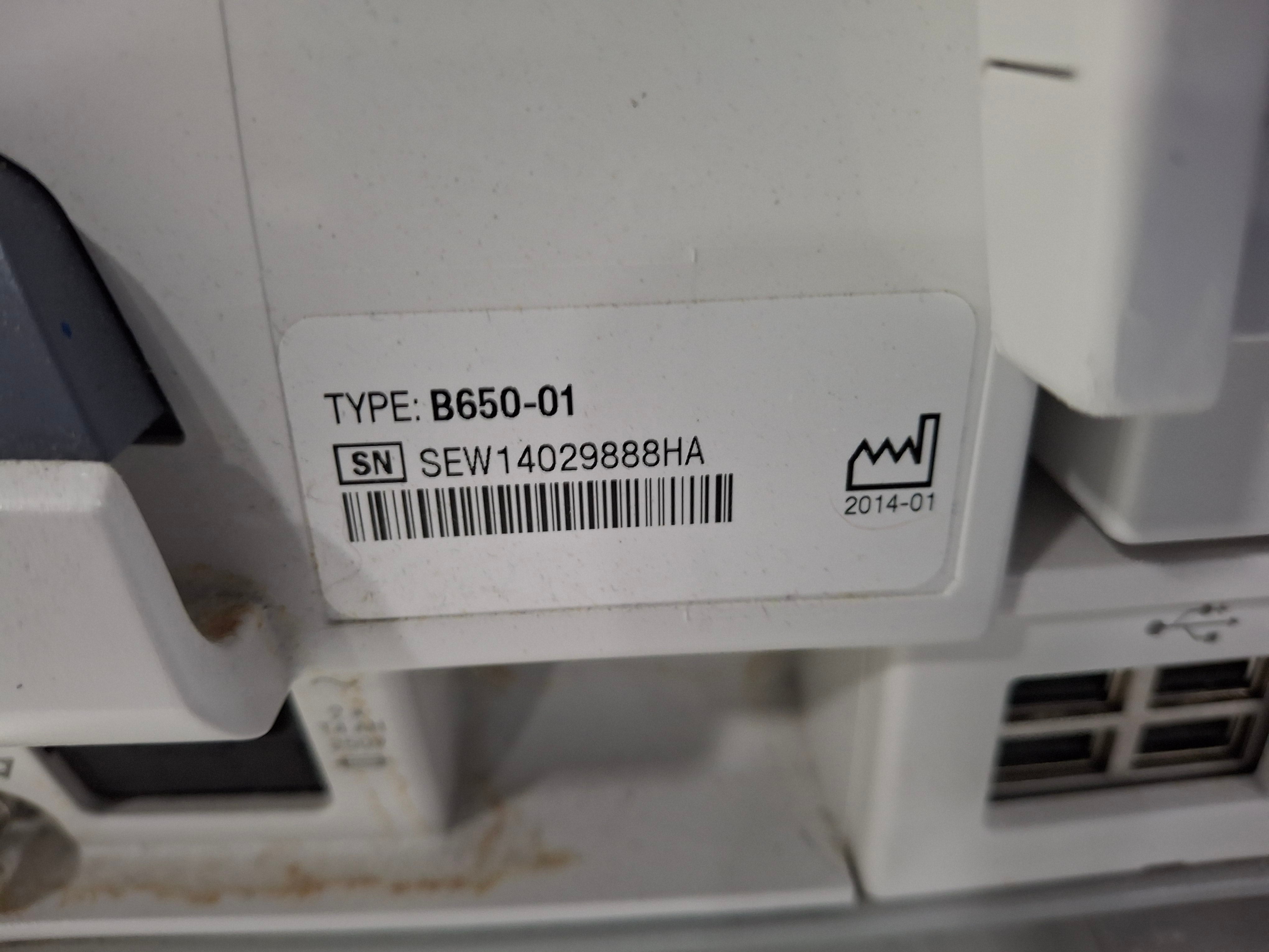 GE Healthcare Carescape B650 Critical Care Patient Monitor