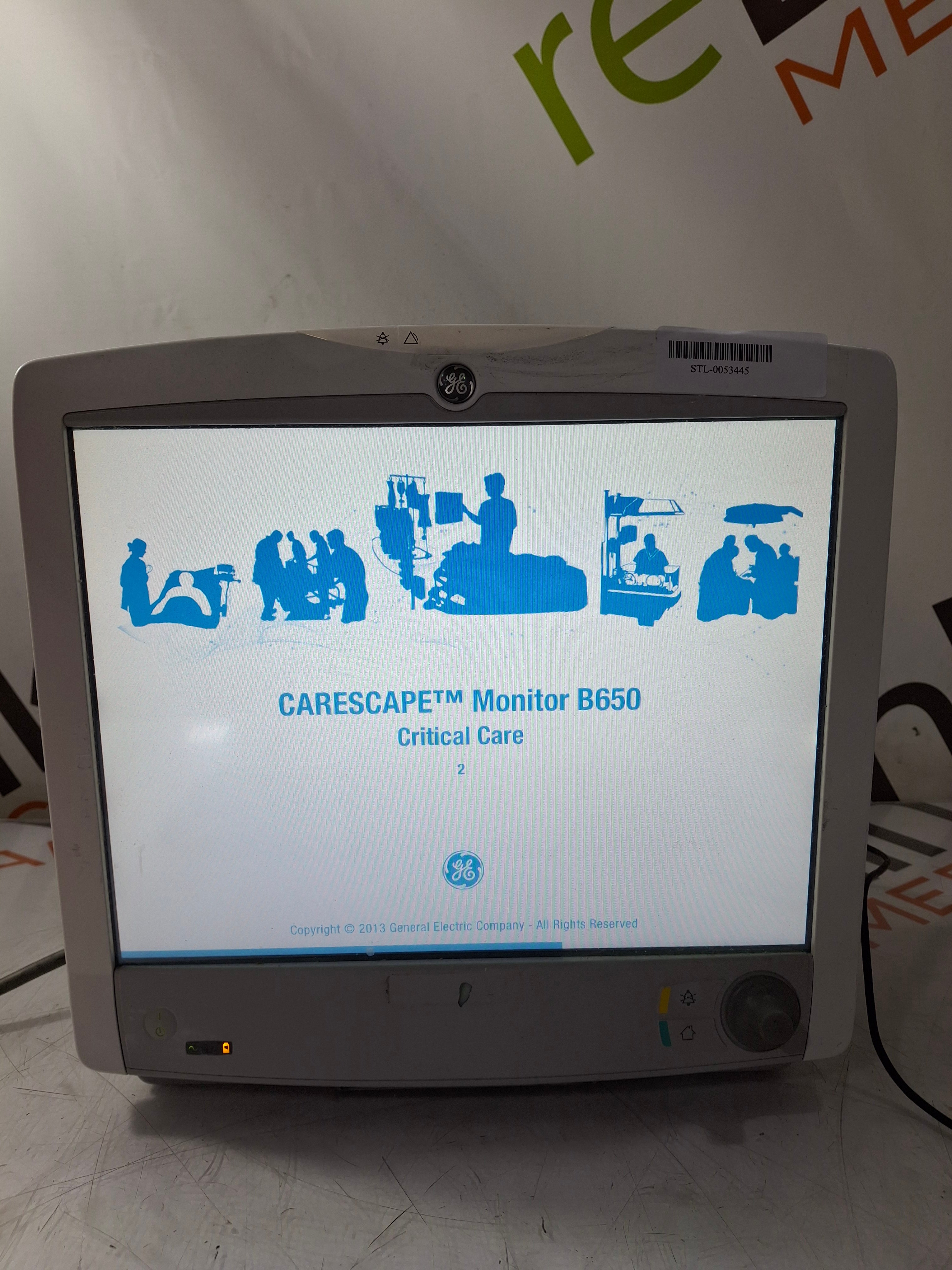 GE Healthcare Carescape B650 Critical Care Patient Monitor