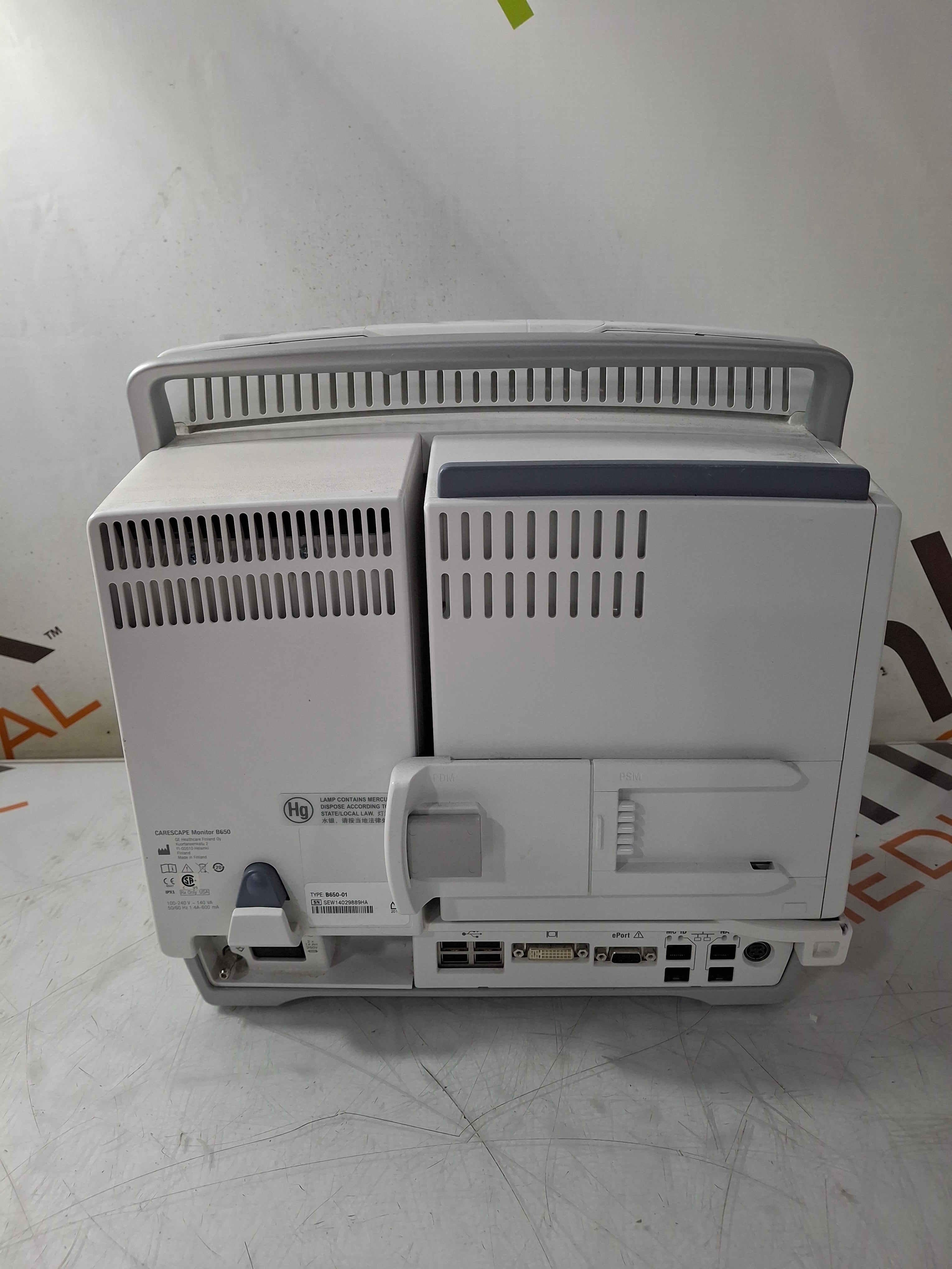 GE Healthcare Carescape B650 Critical Care Patient Monitor