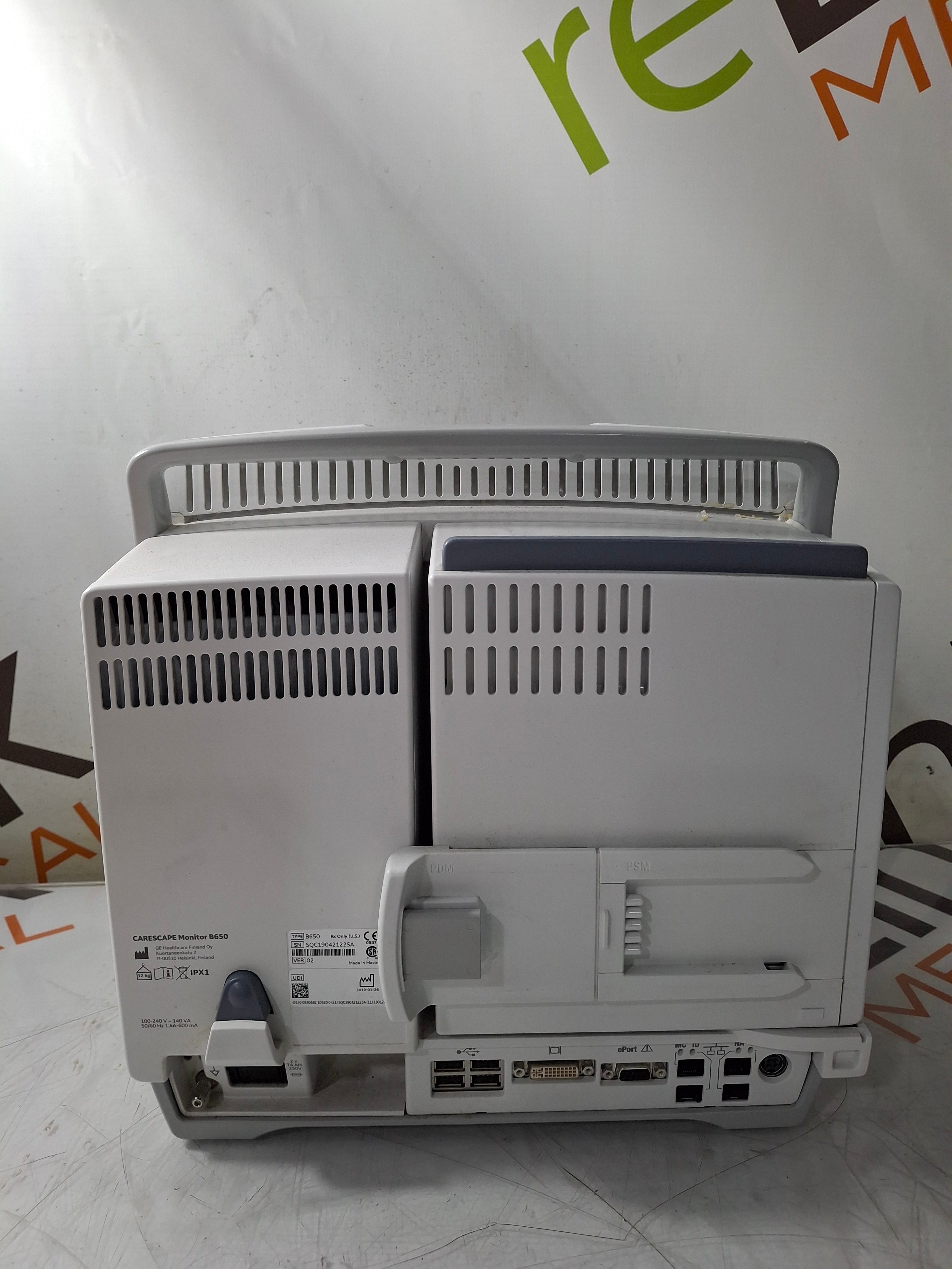 GE Healthcare Carescape B650 Critical Care Patient Monitor