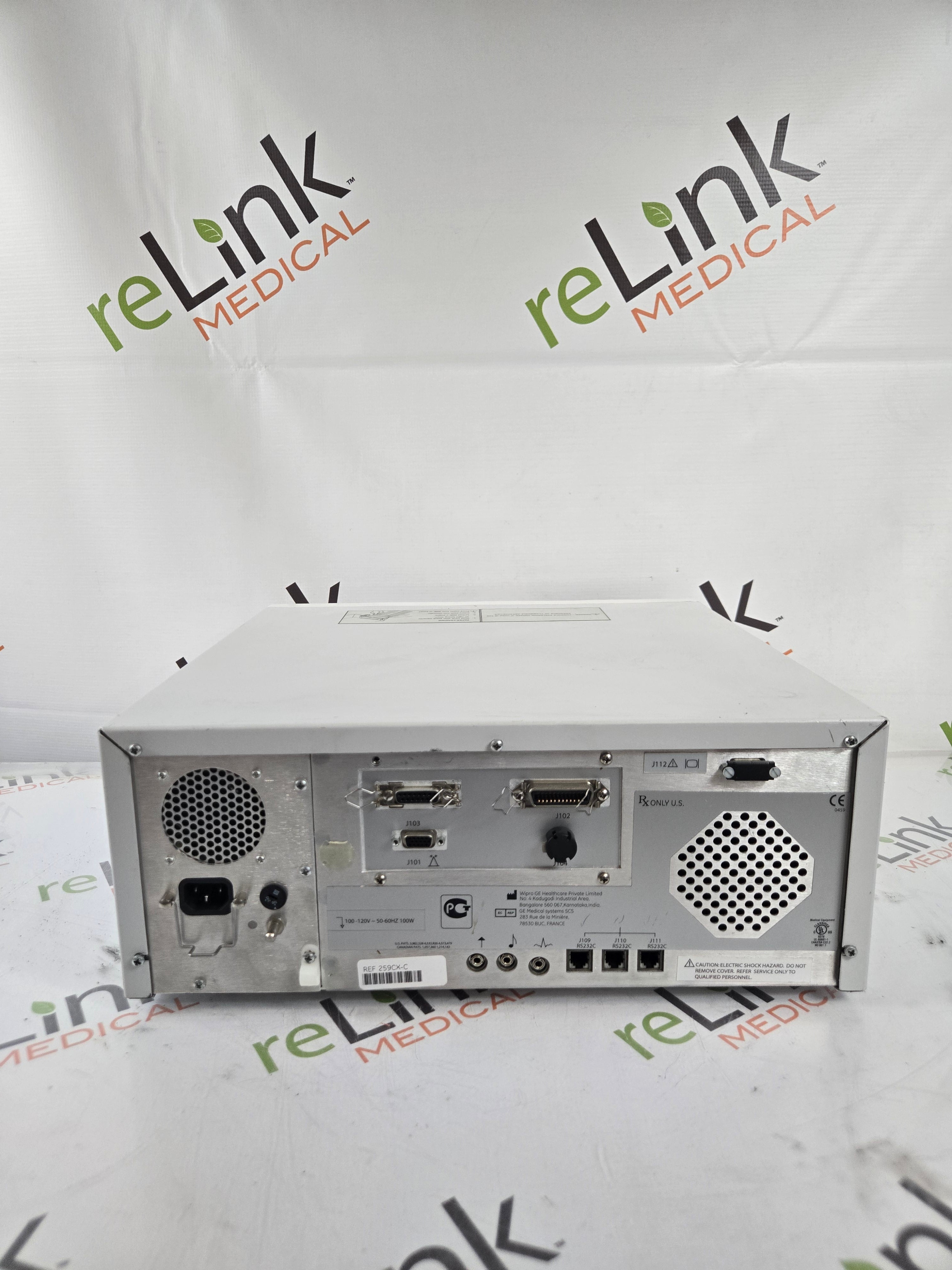 GE Healthcare Corometrics 250cx Series Model 259cx-c Fetal Monitor