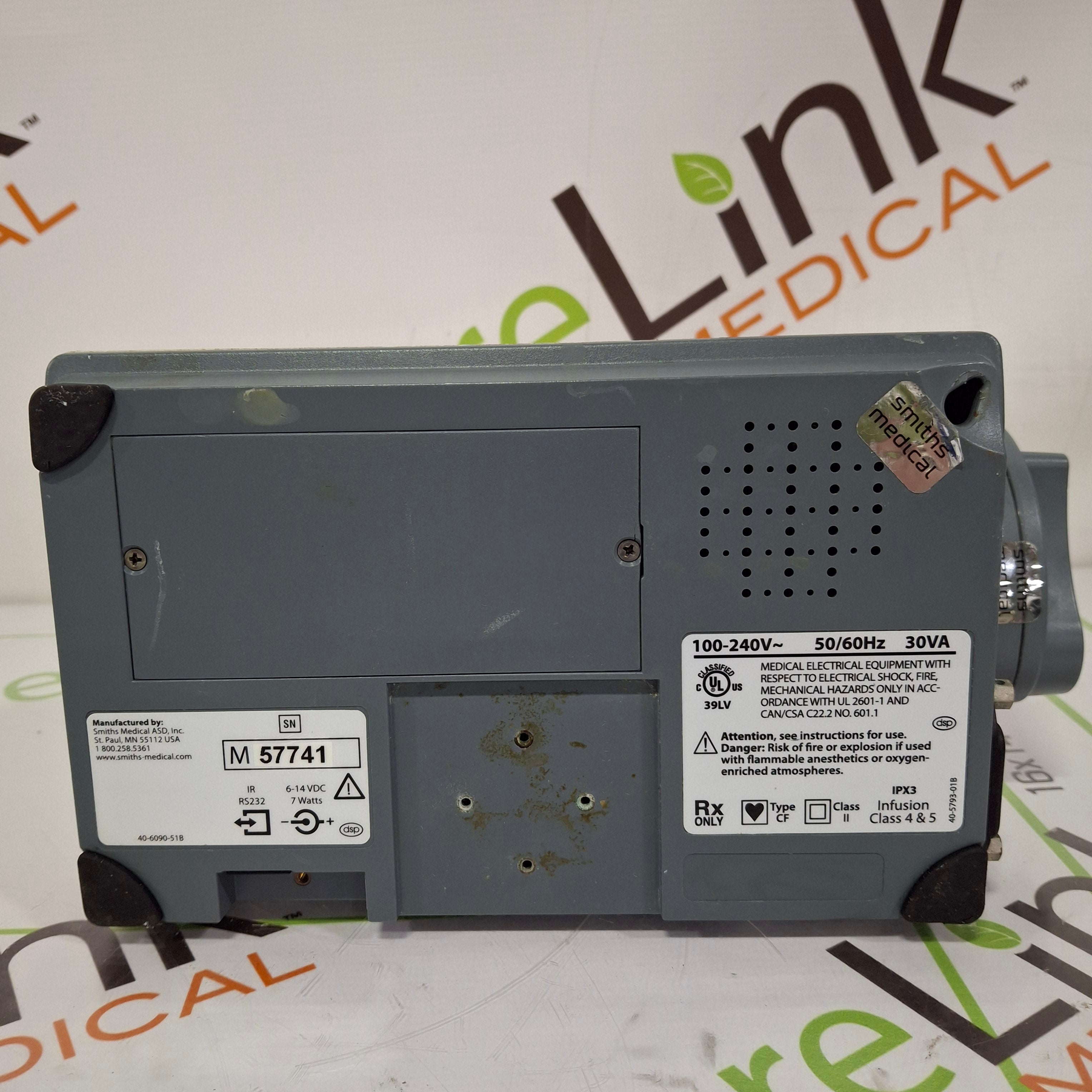 Smiths Medical Medfusion 3500 Syringe Infusion Pump