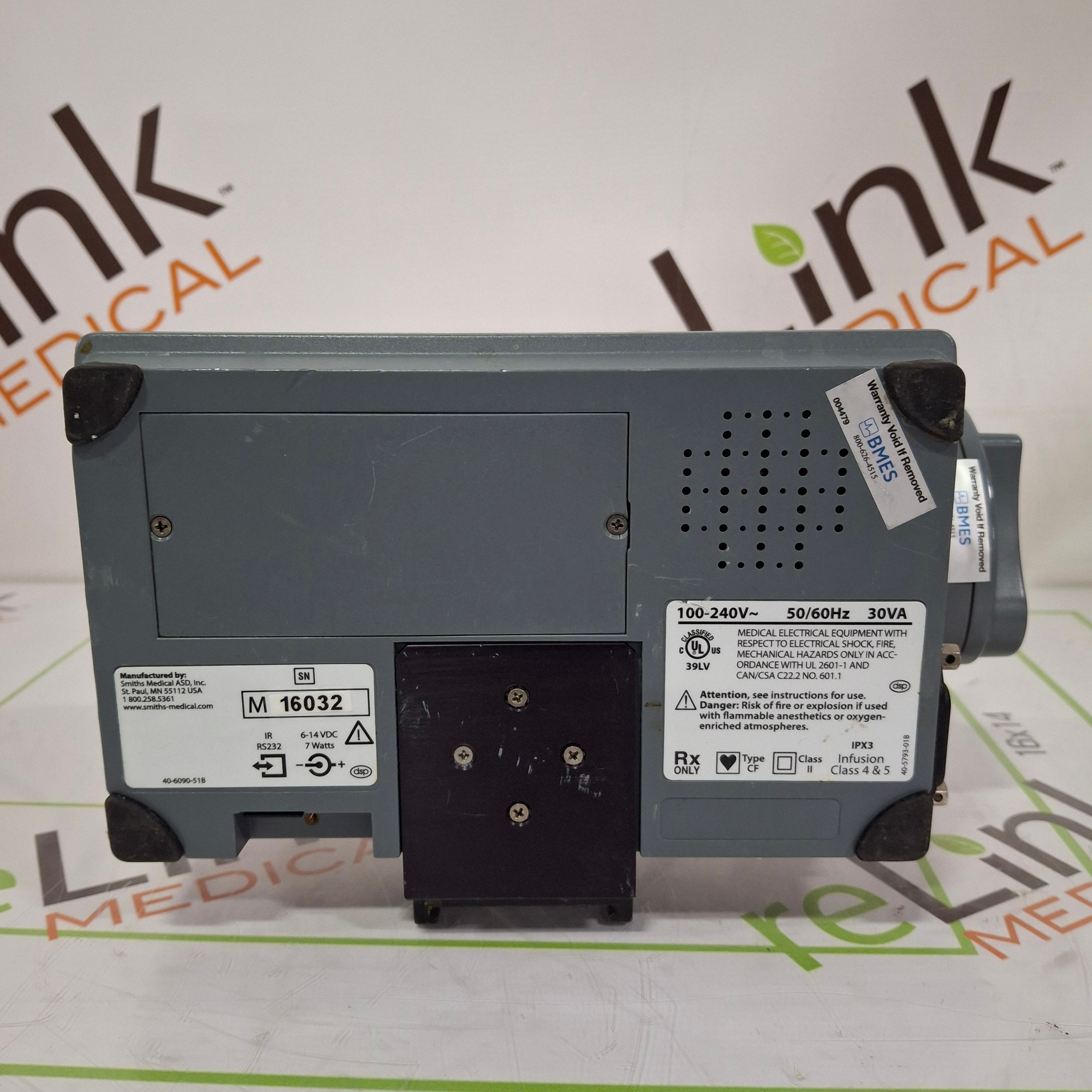 Smiths Medical Medfusion 3500 Syringe Infusion Pump