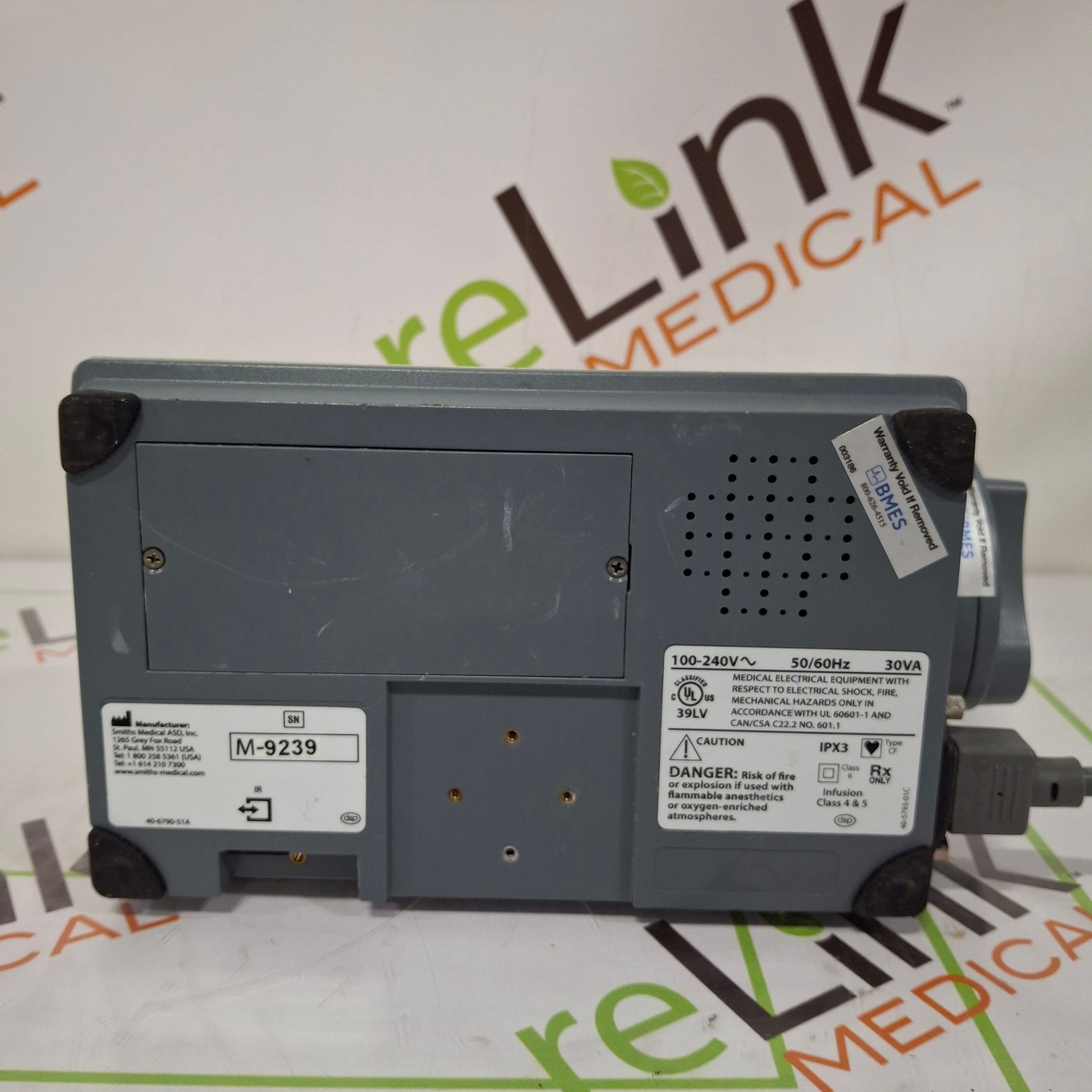Smiths Medical Medfusion 3500 Syringe Infusion Pump