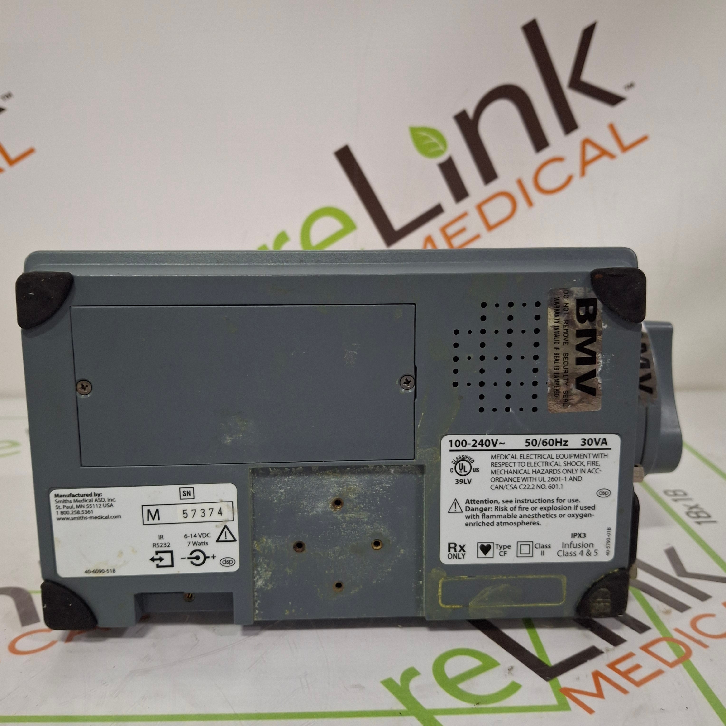 Smiths Medical Medfusion 3500 Syringe Infusion Pump