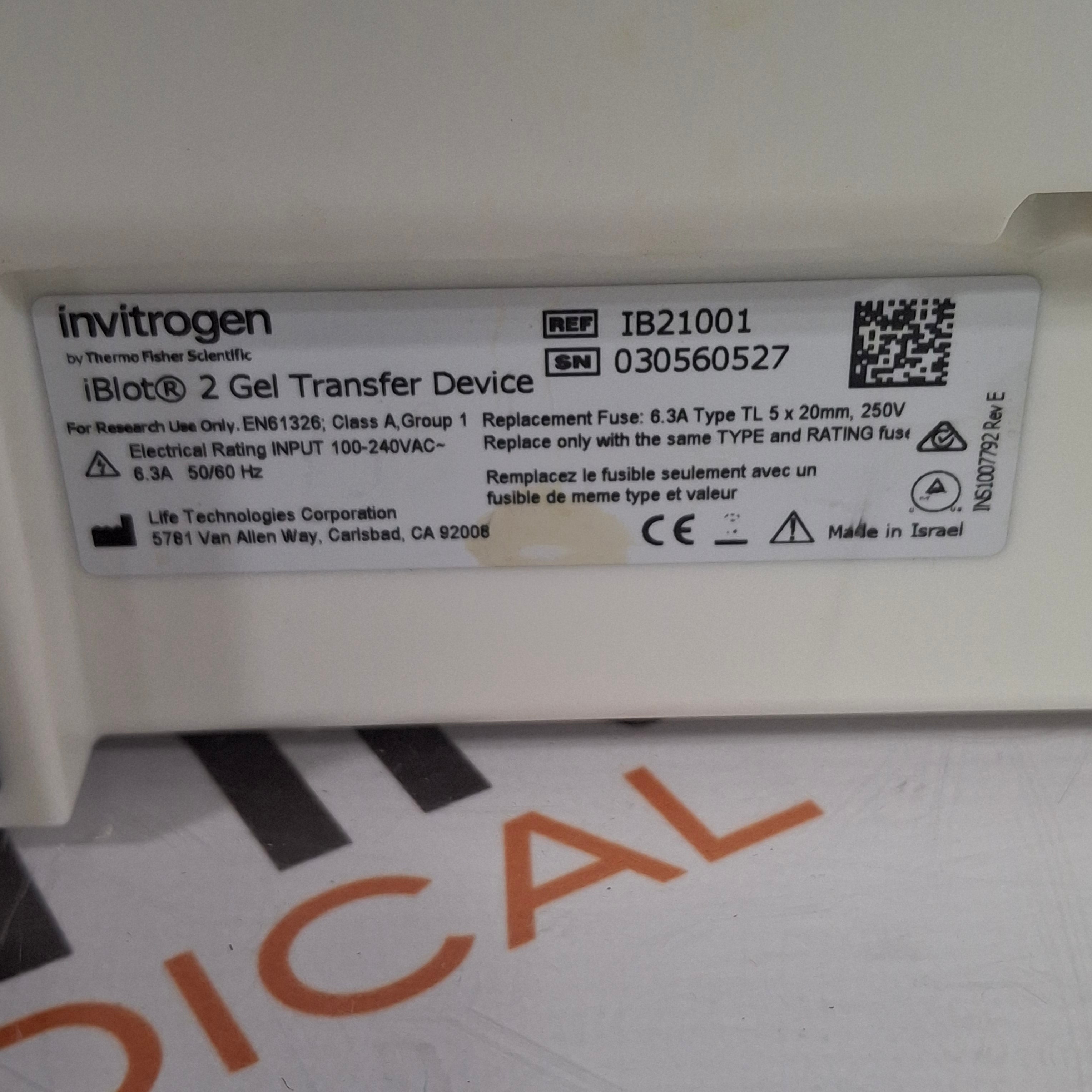 Life Technologies iBlot 2 Gel Transfer Device