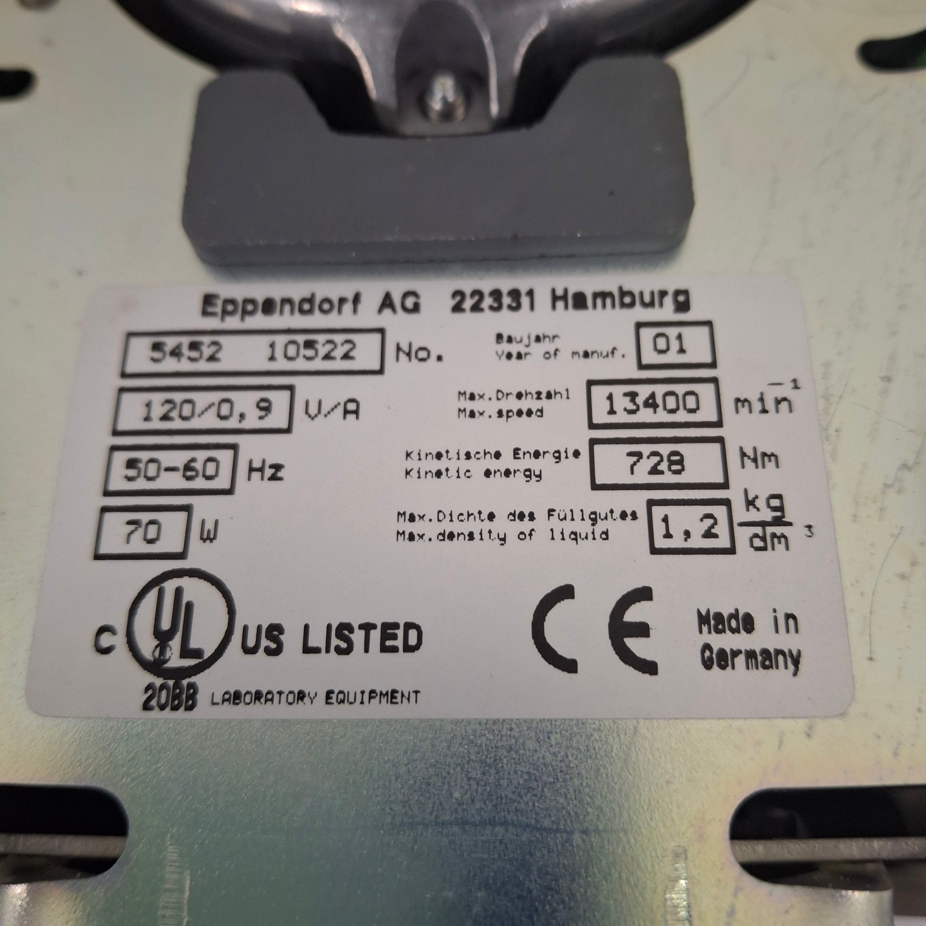 Eppendorf MiniSpin Centrifuge