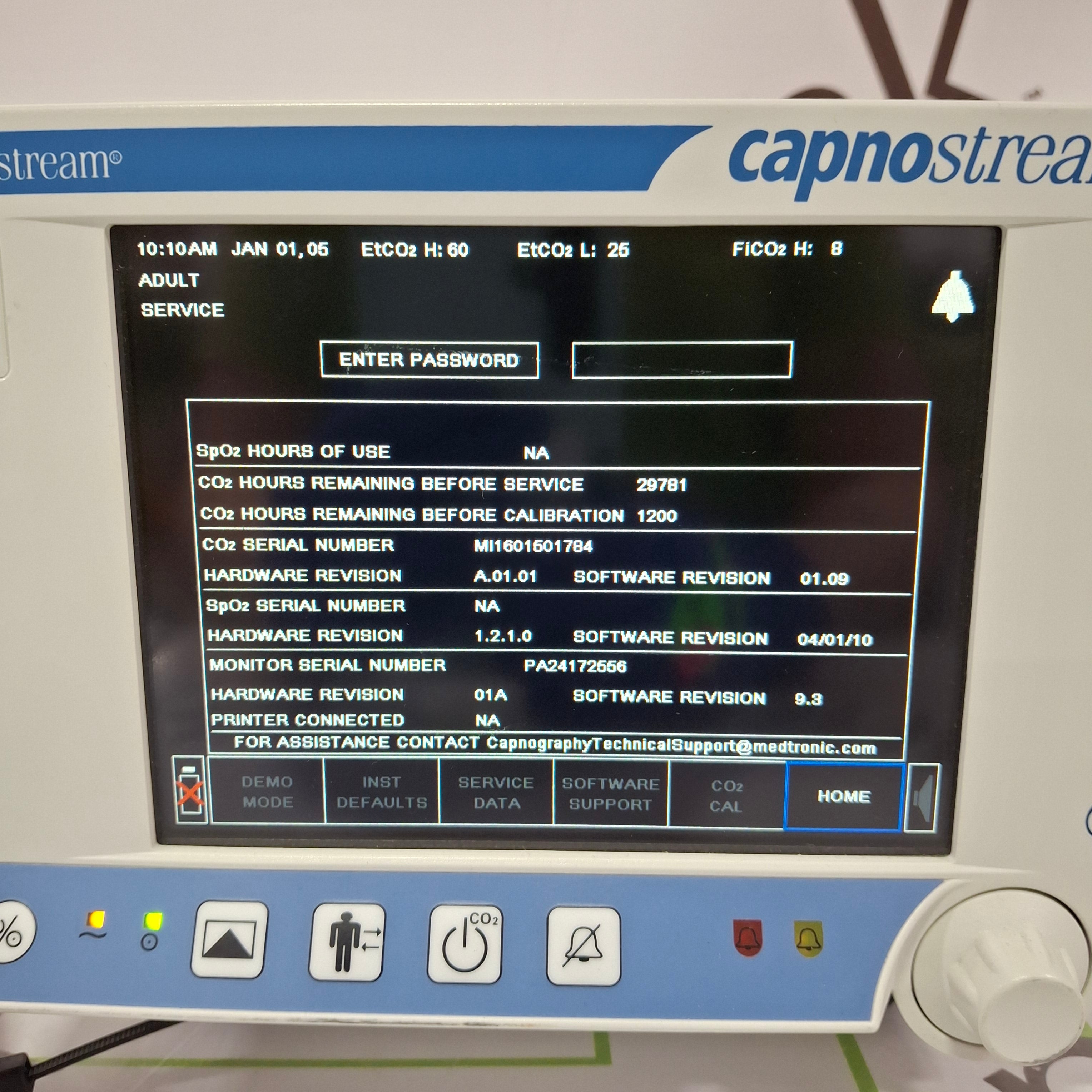 Oridion Capnostream 20P Capnography Monitor
