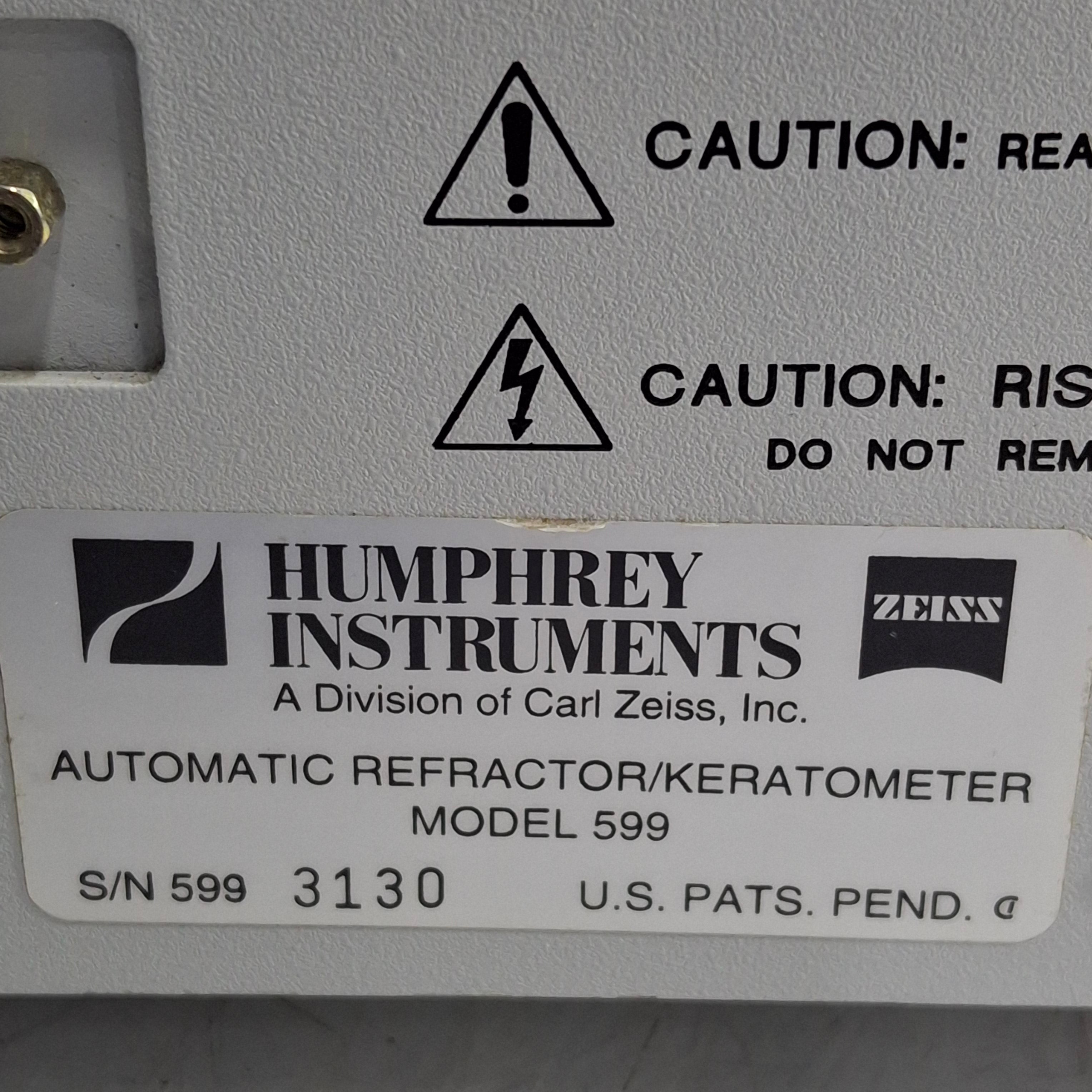 Carl Zeiss Humphrey 599 Automatic Refractor