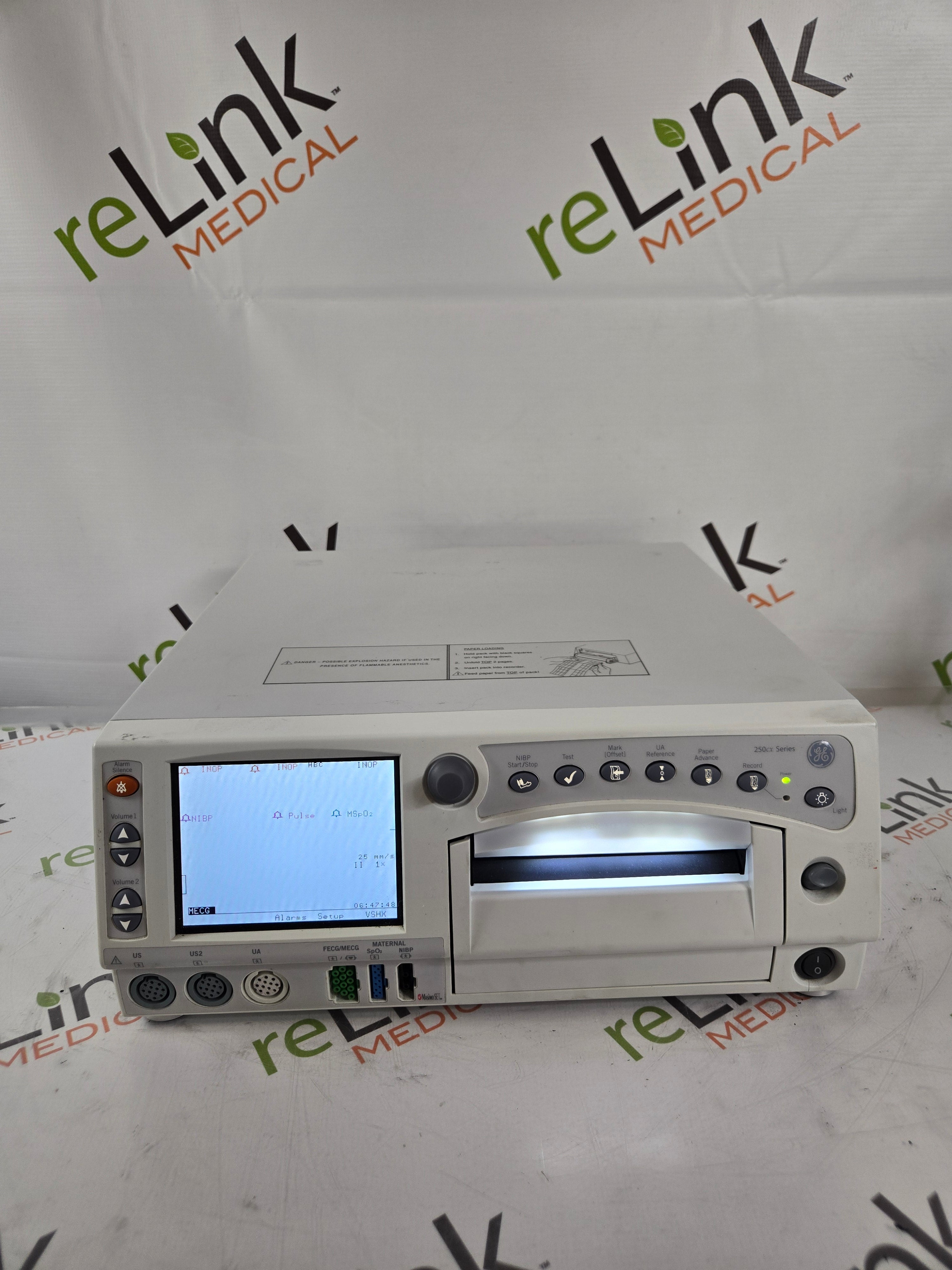 GE Healthcare Corometrics 250cx Series Model 259cx-c Fetal Monitor