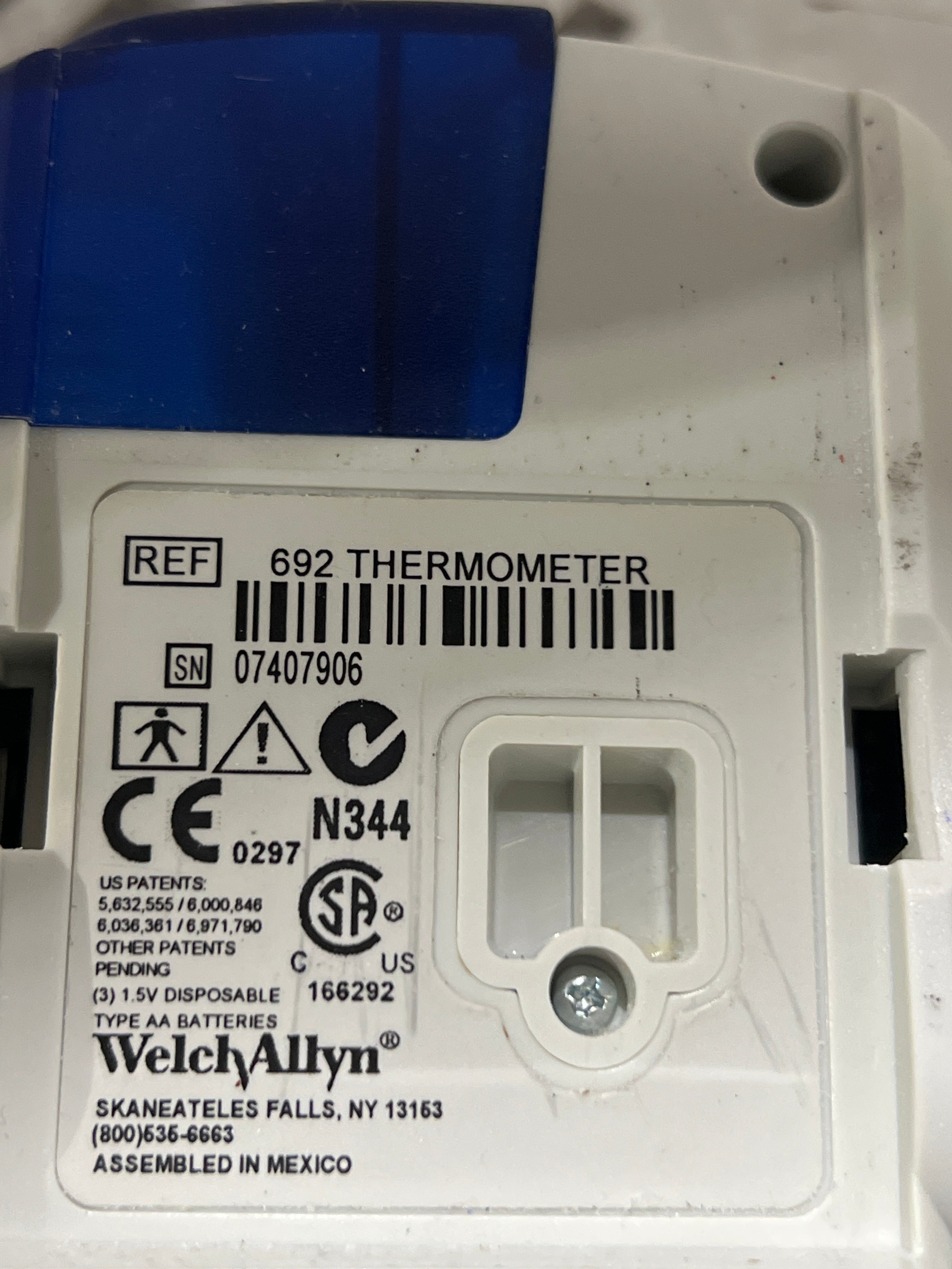 Welch Allyn SureTemp Plus 692 Thermometer