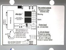 Carregar imagem no visualizador da galeria, KCOP-R-H-LT-50PPM By Kele Relay Output Carbon Monoxide Sensor NSFP

