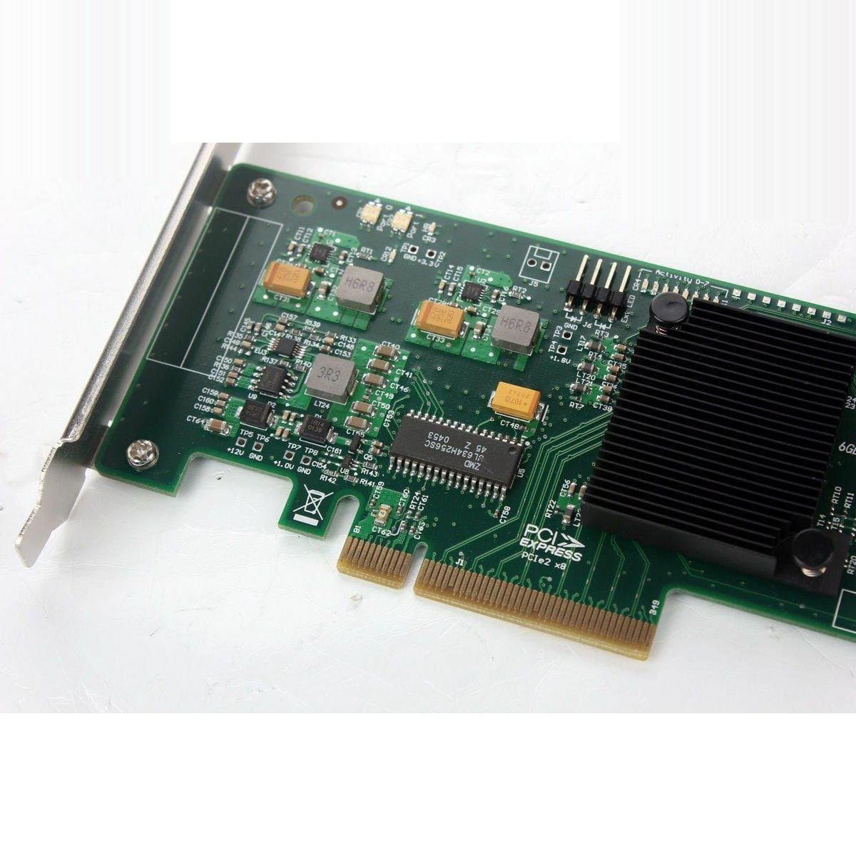 LSI Controller Card SAS 9211-8i IT Mode 8 Port 6Gb/s + 2*SFF-8087 SATA Cable-FoxTI