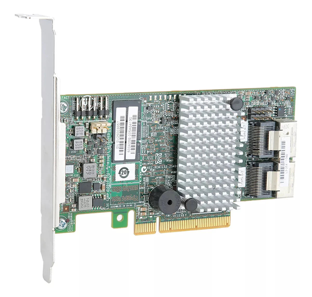 Controlador RAID LSI00202 Megaraid SAS 9260-8i + cables SFF-8087 a (4) SATA de 7 pines
