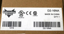 Cargar imagen en el visor de la galería, D2-16NA By Automation Direct 80-132VAC 16-Point Discrete Input Module NSFP
