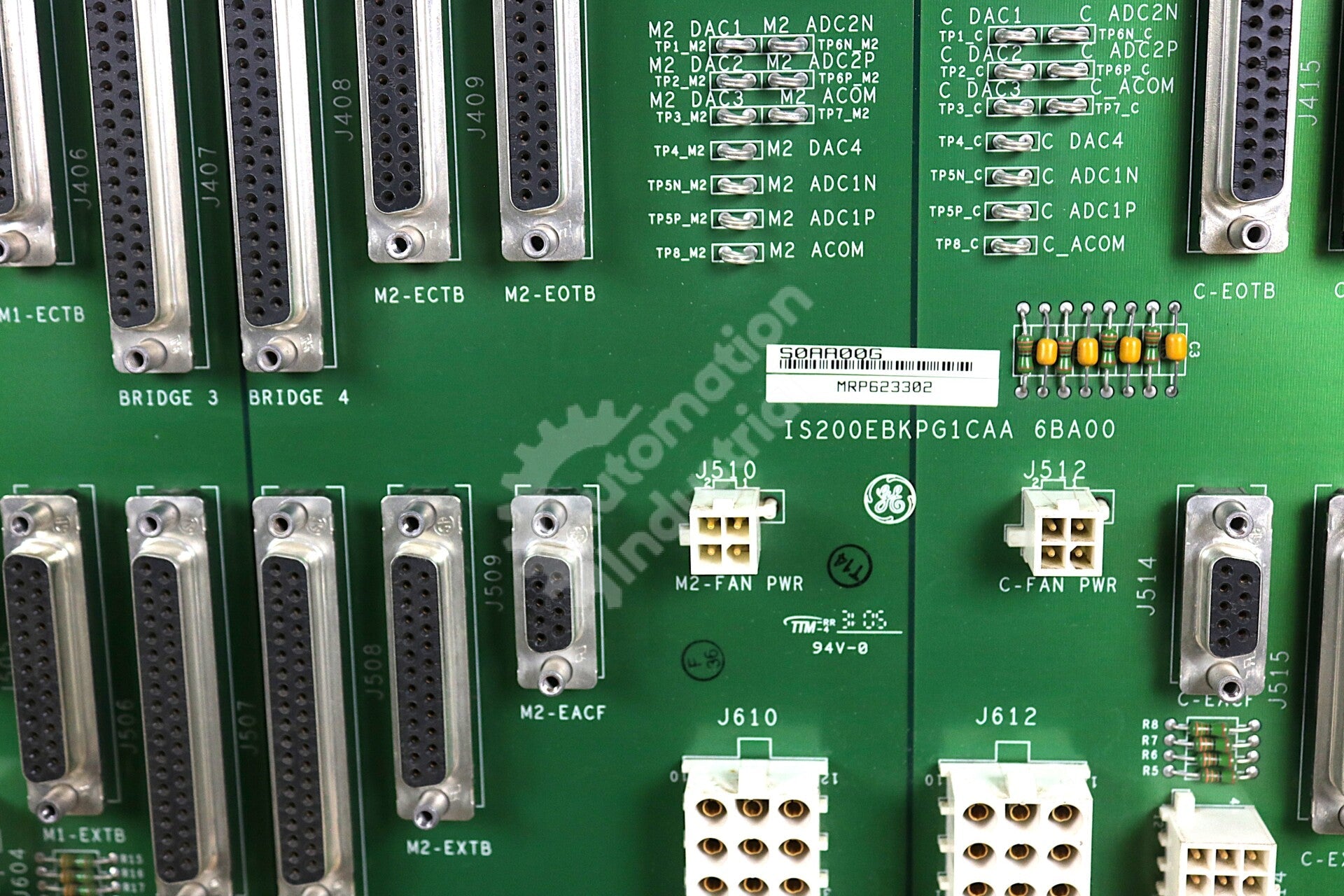 IS200EBKPG1C By GE IS200EBKPG1CAA Exciter Backplane Board - New Factory Package