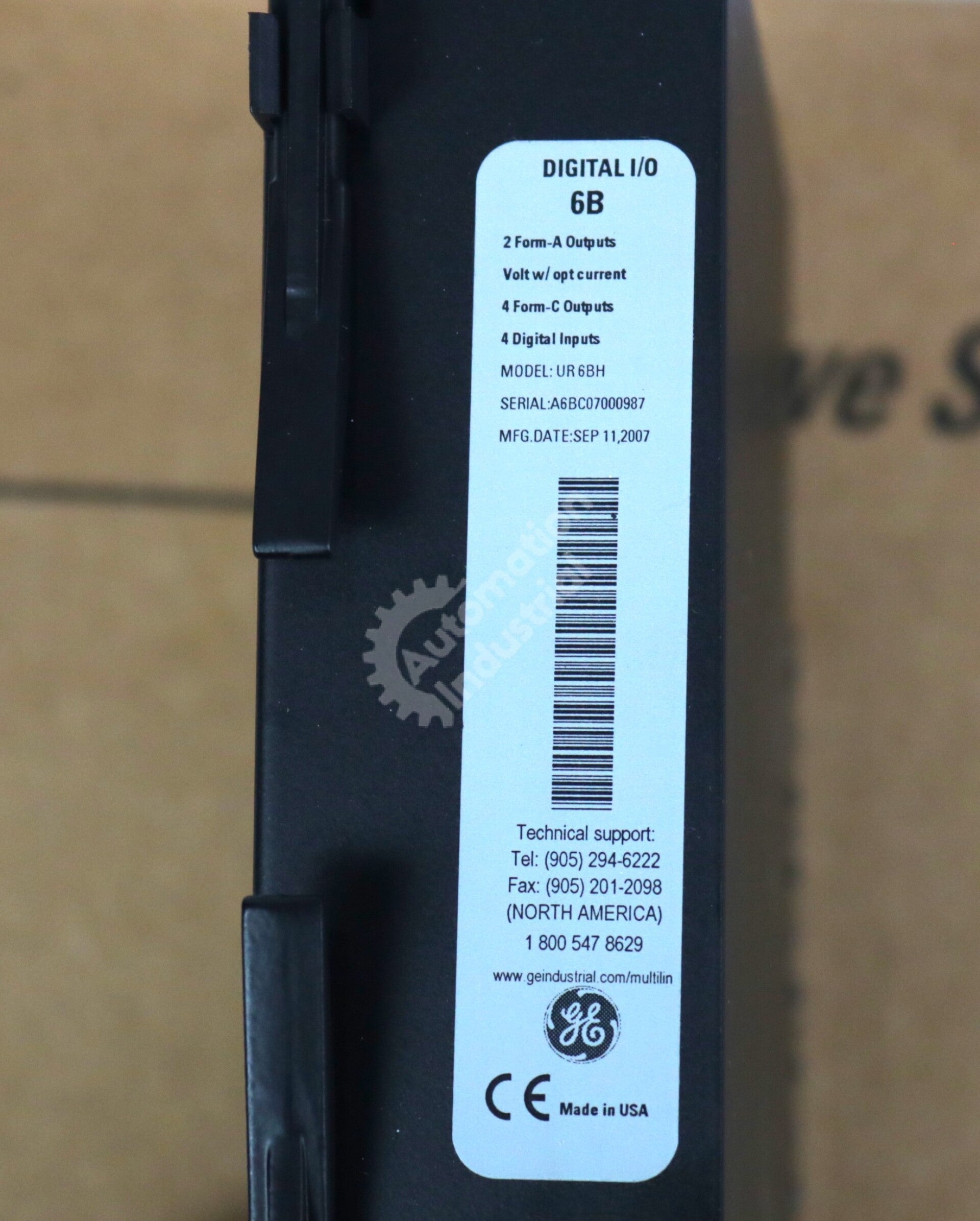 UR 6BH By GE Multilin UR-6BH Digital I/O UR Series Universal Relays NSNB