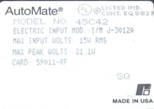 Cargar imagen en el visor de la galería, 45C42 By Reliance Electric 15V Dual Electronic Input Module NSNB AutoMate

