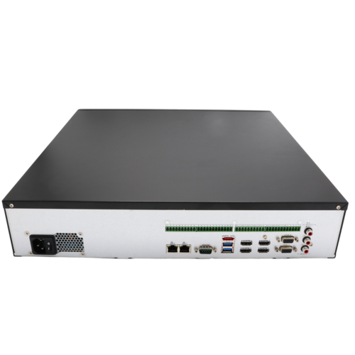 Luminys R68-32NA4 R6 Extreme Series NVR, 32MP 32 Channel 2U Dual NIC, 8SATA, Analytics by Recorder Including Metadata, LumiSearch Supported, 4TB