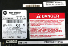 Cargar imagen en el visor de la galería, 2711-T6C20L1 By Allen Bradley 5.7In 24VDC Touch Screen Operator Interface
