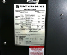 Cargar imagen en el visor de la galería, Eurotherm 590S/1100/9/1/1/00 220-500VAC 60HP Digital DC Drive 590 Link
