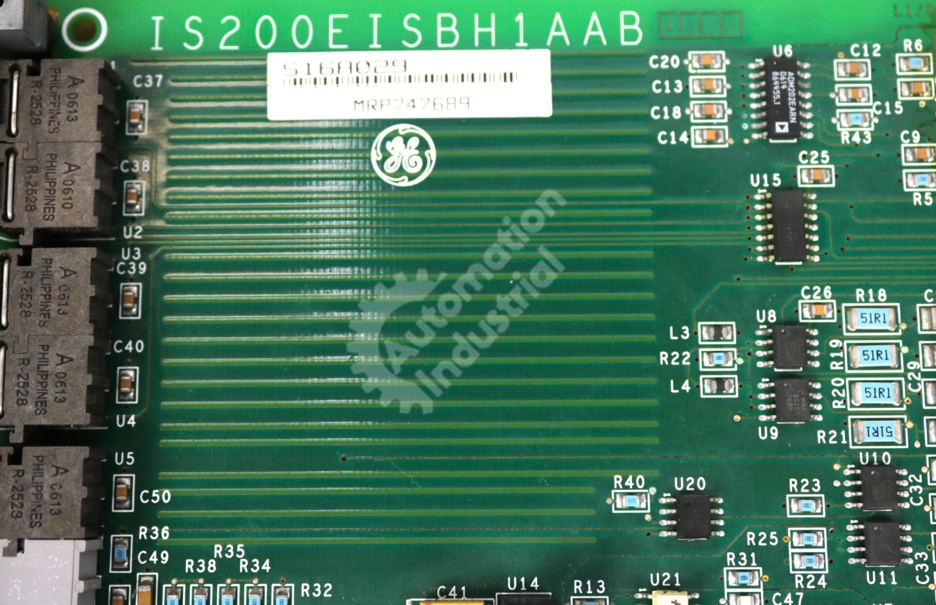 IS200EISBH1A By GE IS200EISBH1AAB Exciter In-Sync Bus Card Mark VI IS200